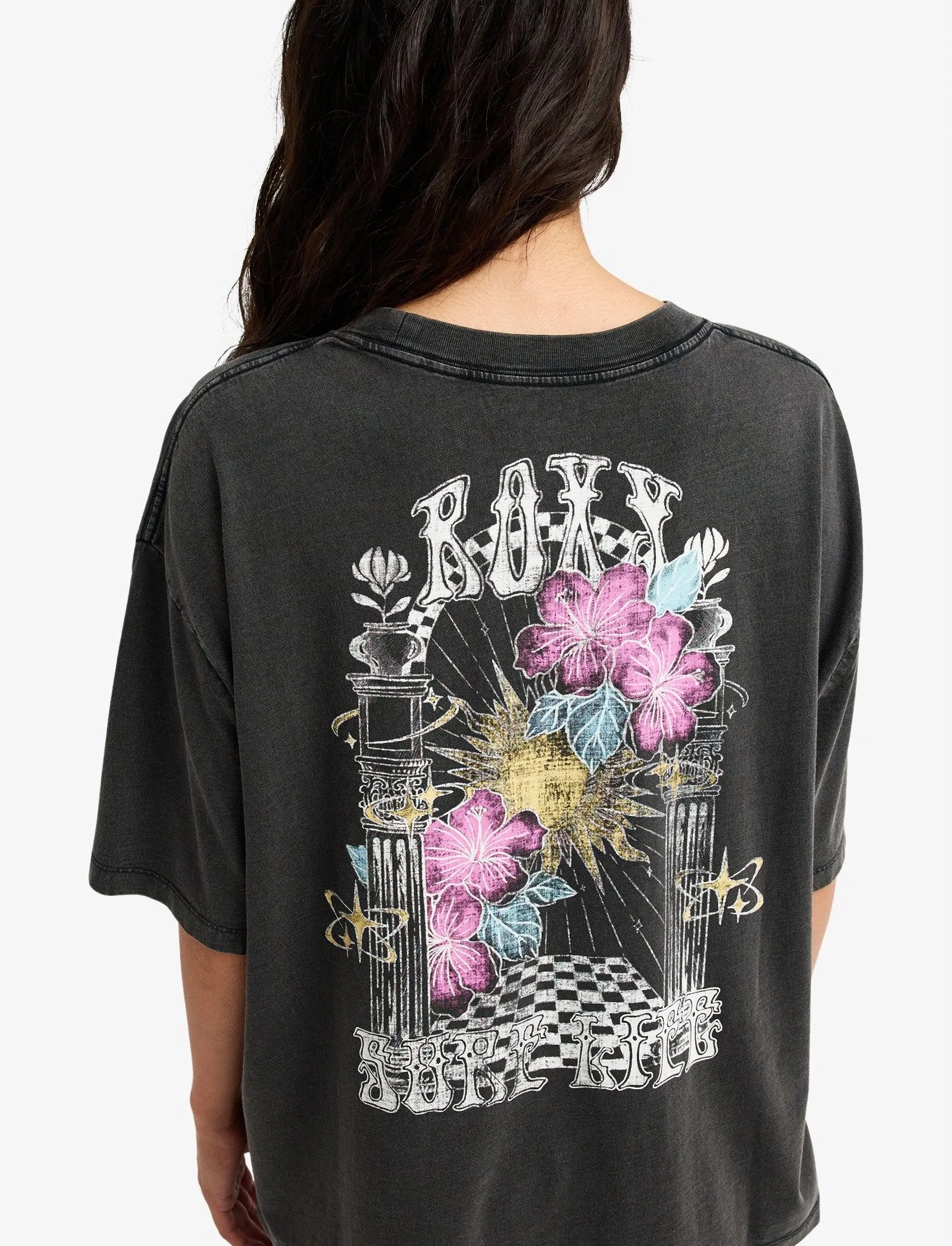 ROXY Talloversize Washed t-shirts dam – bild 5