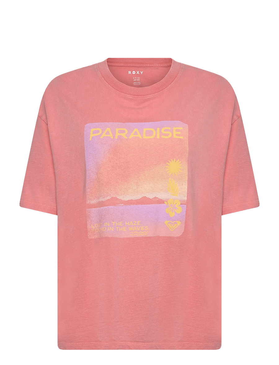Roxy - TALLOVERSIZE WASHED - t-shirts - camellia - 1