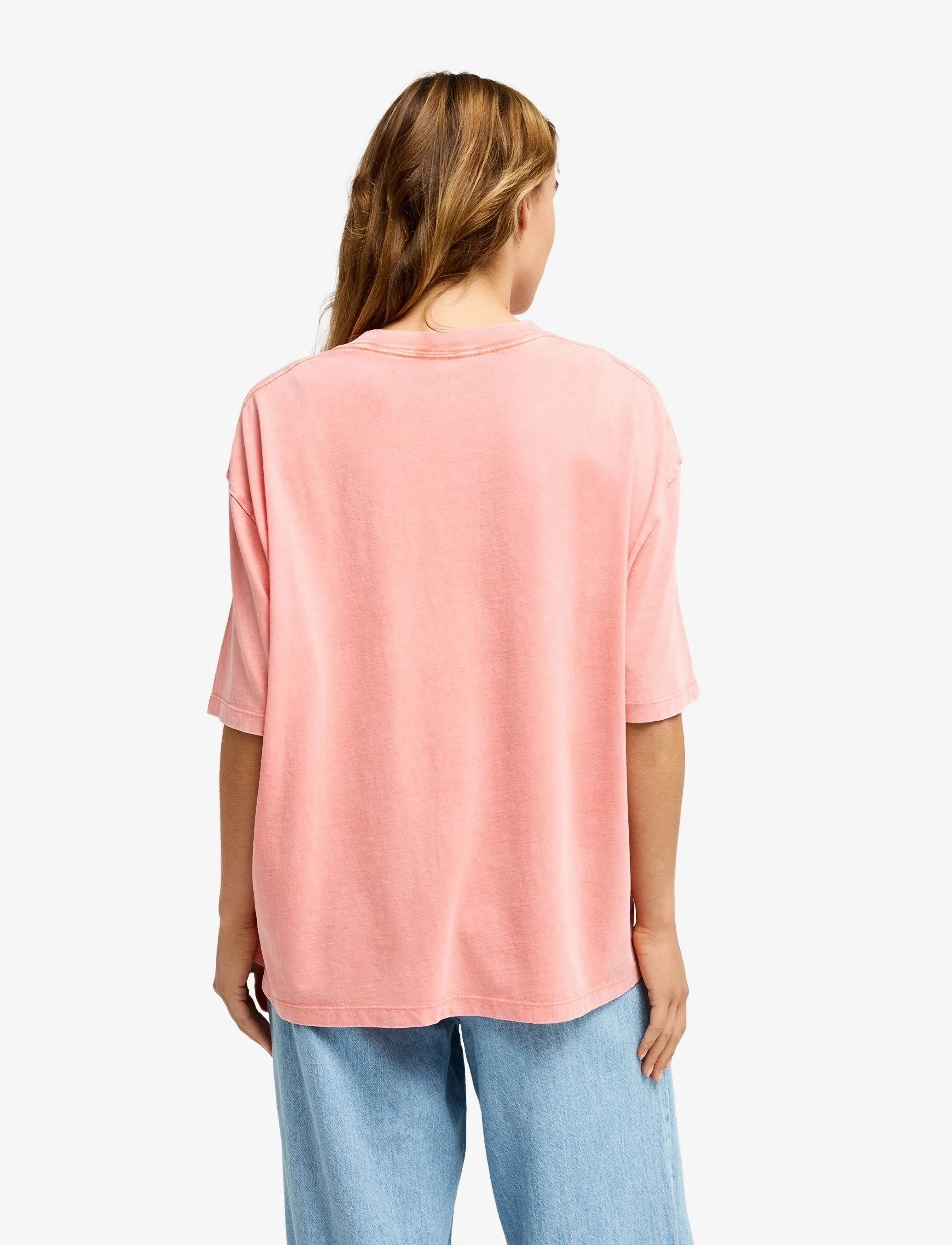 Roxy - TALLOVERSIZE WASHED - t-shirts - camellia - 3