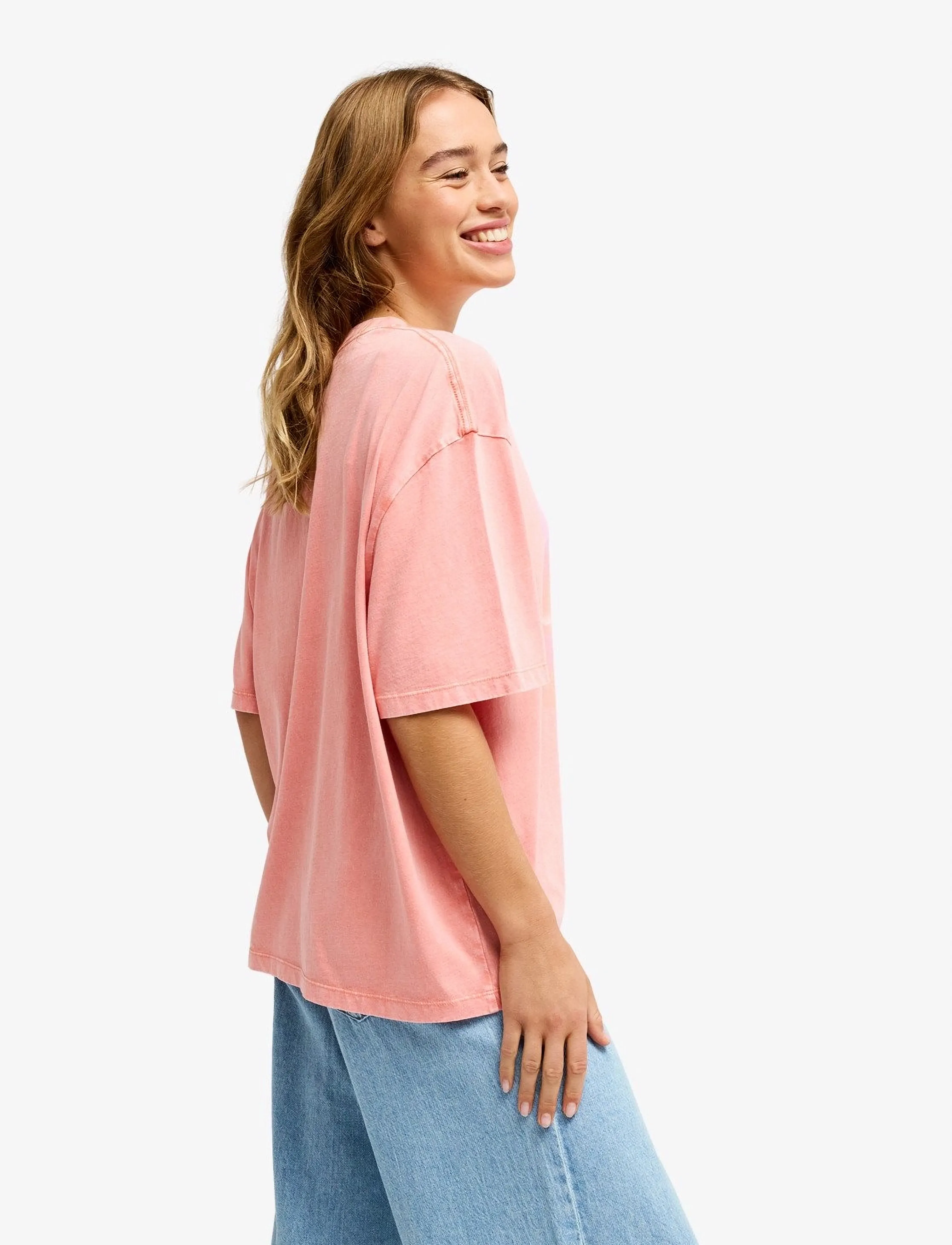 ROXY Talloversize Washed t-shirts dam – bild 5