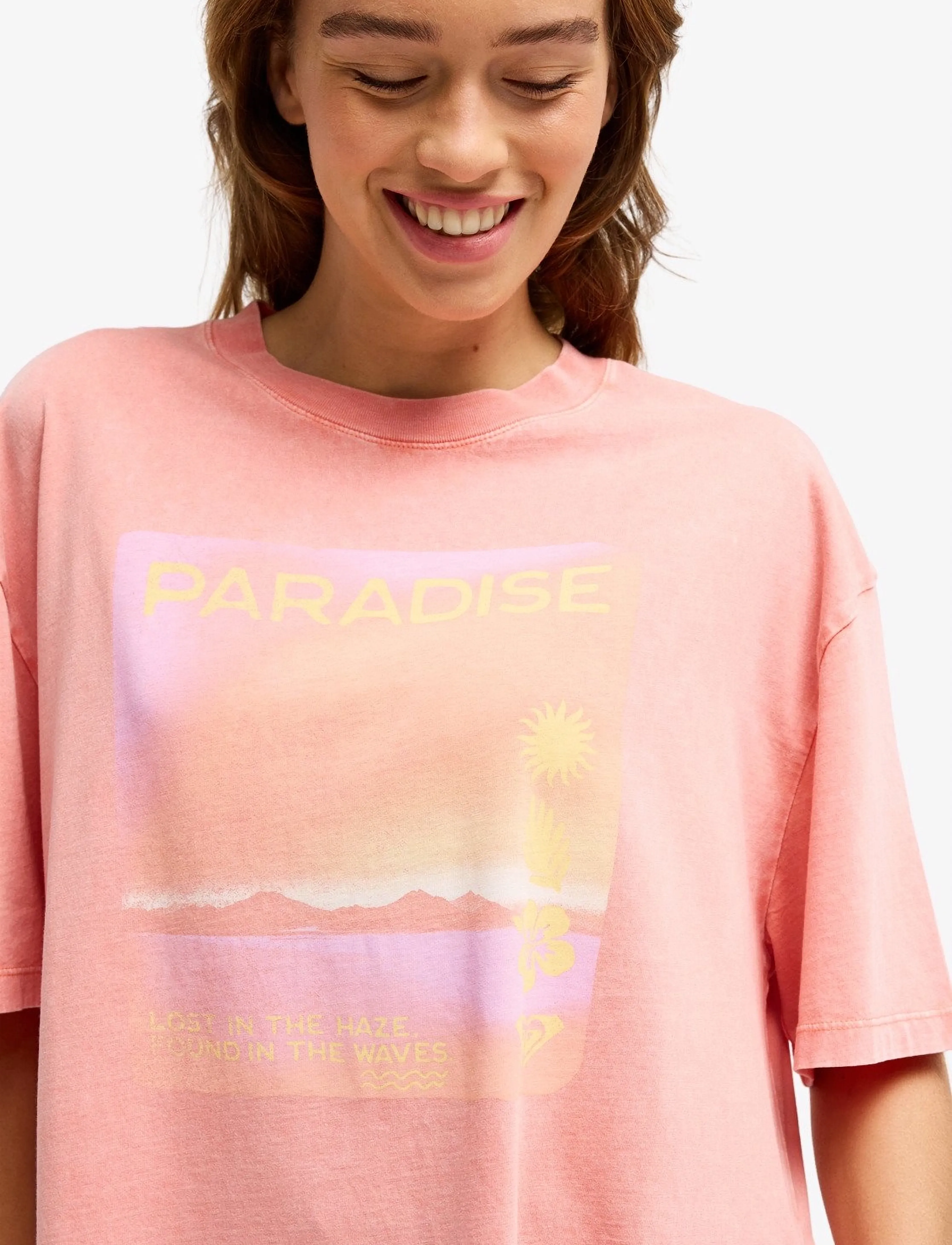 ROXY Talloversize Washed t-shirts dam – bild 6