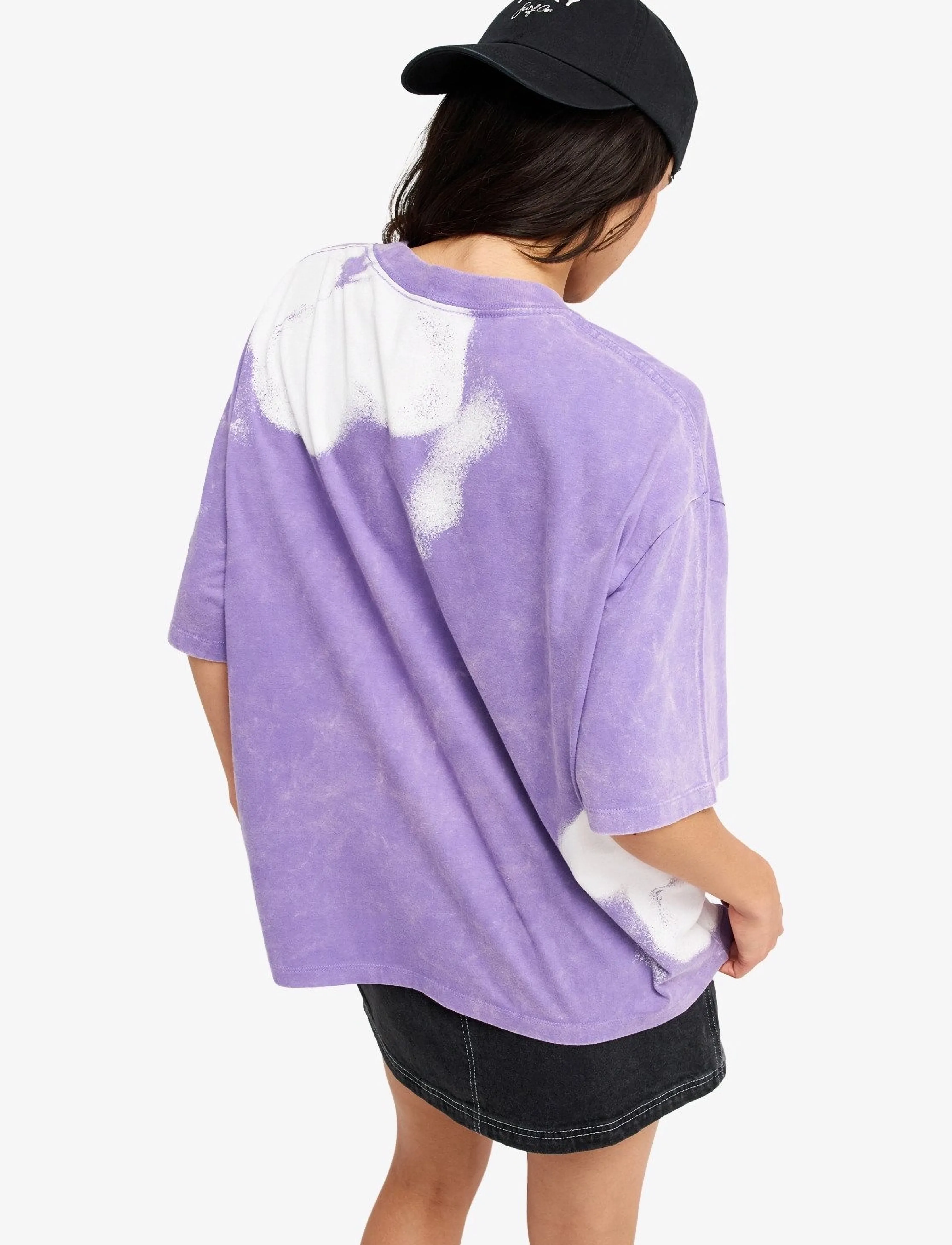 Roxy - TALLOVERSIZE WASHED - t-shirts - dahlia purple - 3
