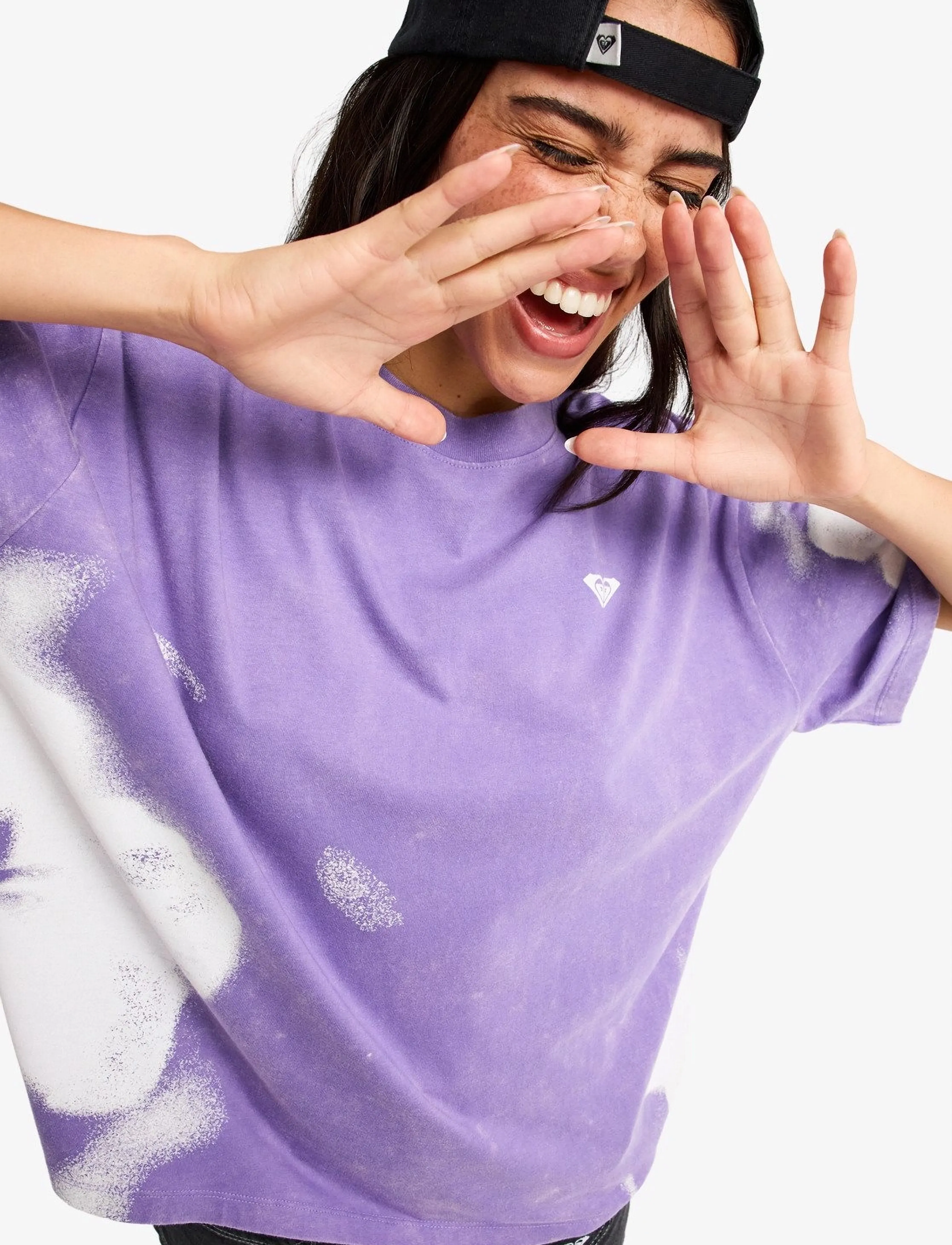 ROXY Talloversize Washed t-shirts dam – bild 5