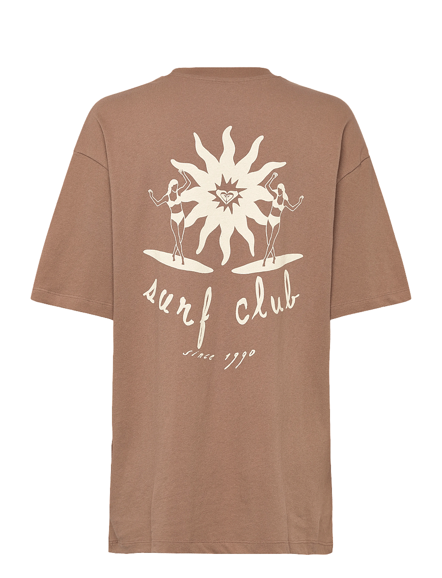 Roxy - MY BOYFRIEND TEE - t-shirts - brownie - 2