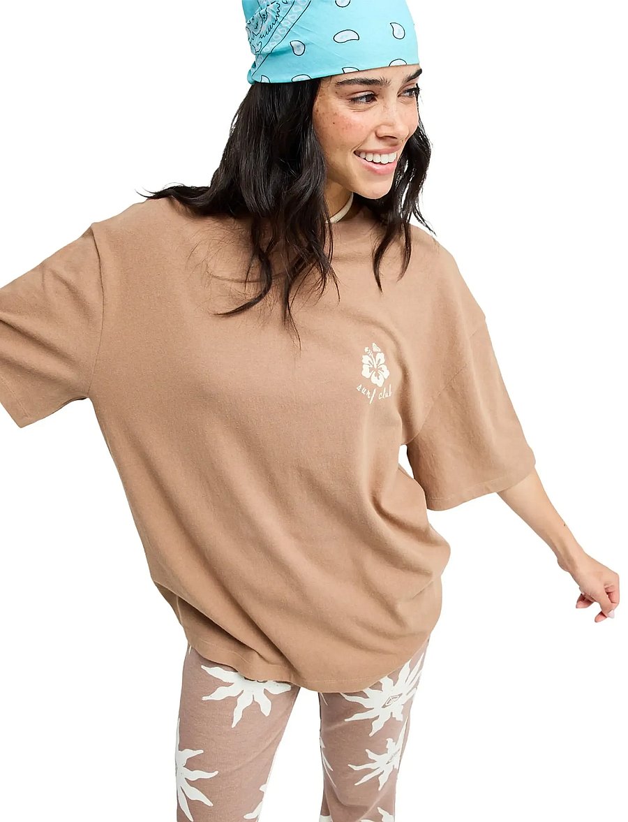 Roxy - MY BOYFRIEND TEE - t-shirts - brownie - 0