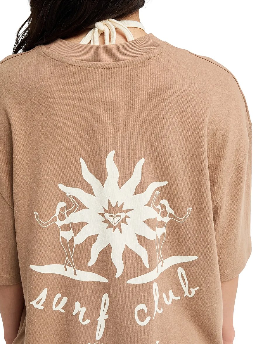 Roxy - MY BOYFRIEND TEE - t-shirts - brownie - 3