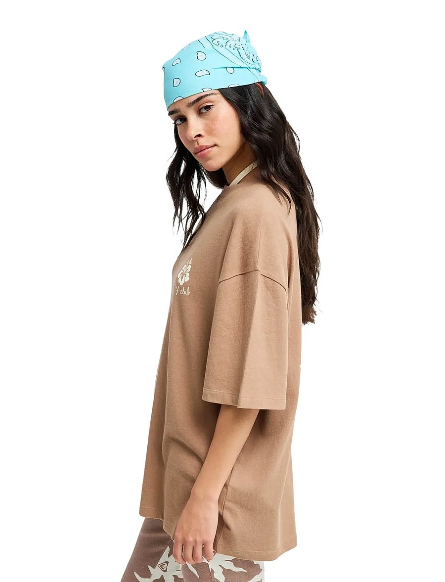 Roxy - MY BOYFRIEND TEE - t-shirts - brownie - 5