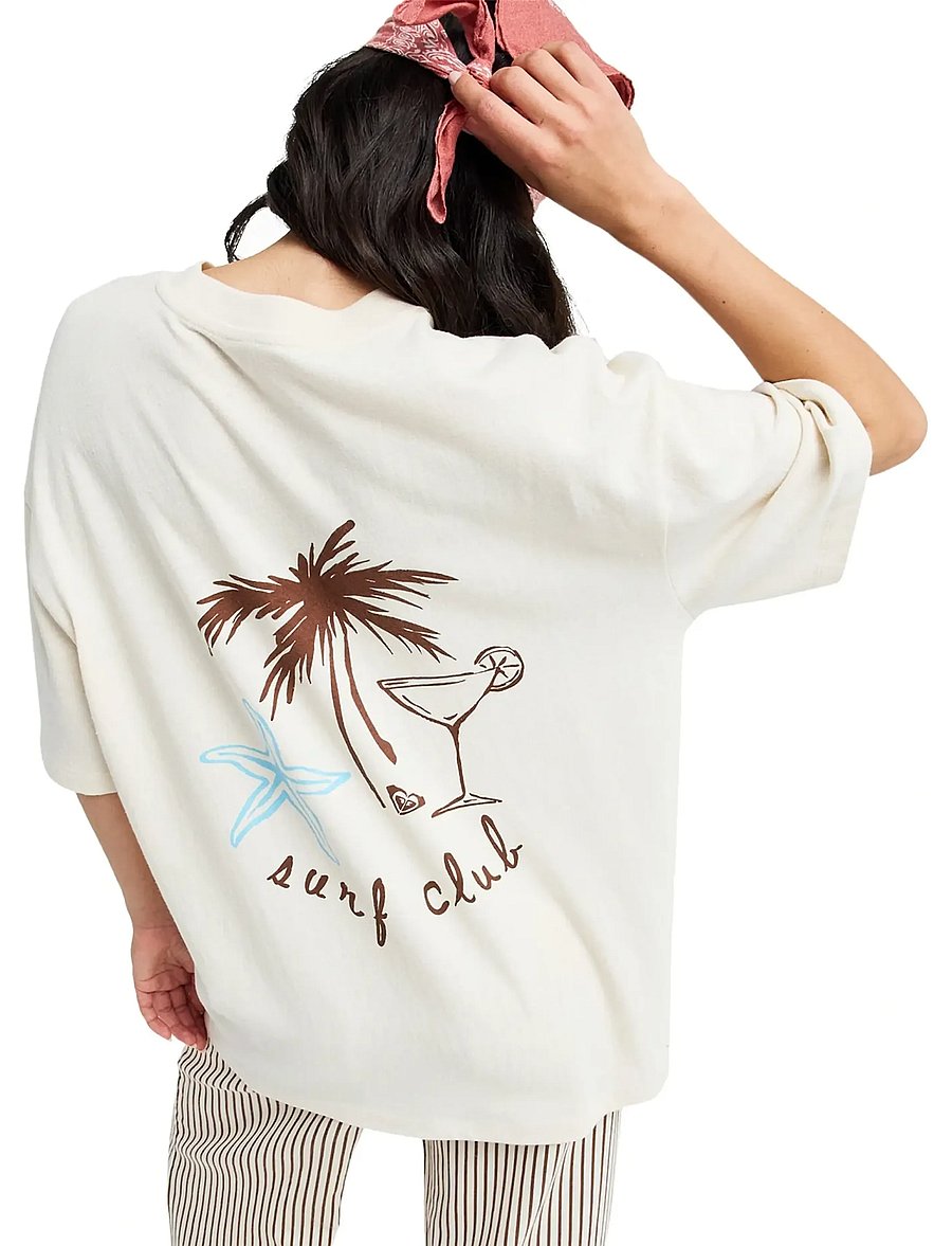 Roxy - MY BOYFRIEND TEE - t-shirts - buttercream - 3