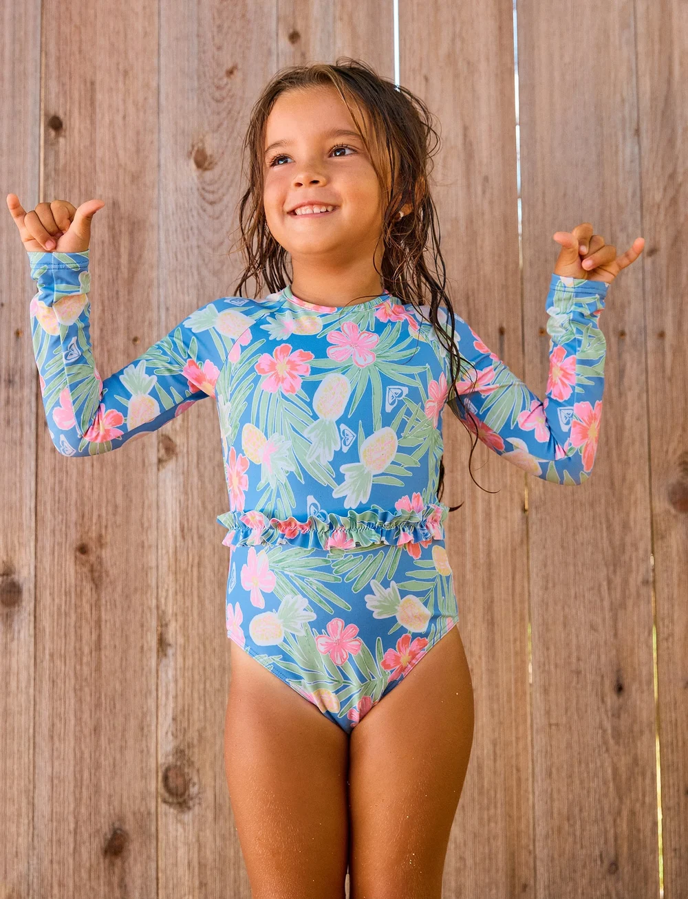 Roxy - TROPICAL STORY ONESIE - badeanzüge - grapemist tropical par tay - 0