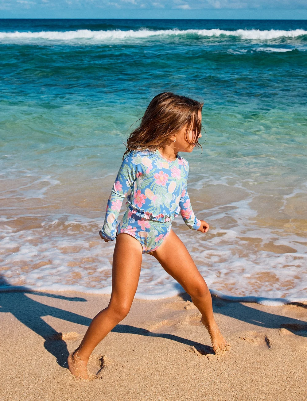 Roxy - TROPICAL STORY ONESIE - badeanzüge - grapemist tropical par tay - 4