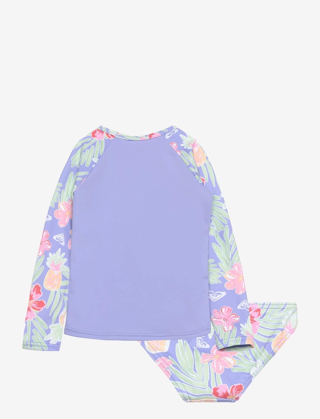 Roxy - TROPICAL STORY LS LYCRA SET - sæt med langærmet t-shirt - grapemist tropical par tay - 1