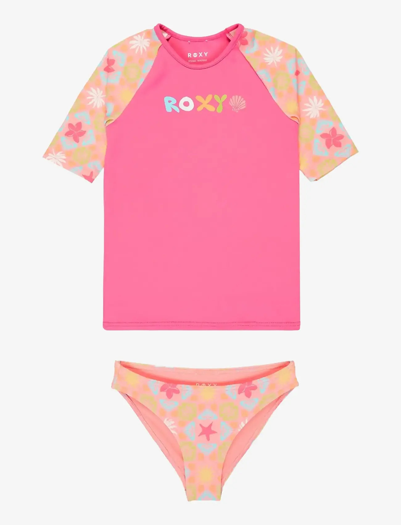 Roxy - CHECK TW SS LYCRA SET - lowest prices - plumeria hippie hour diagonal - 1