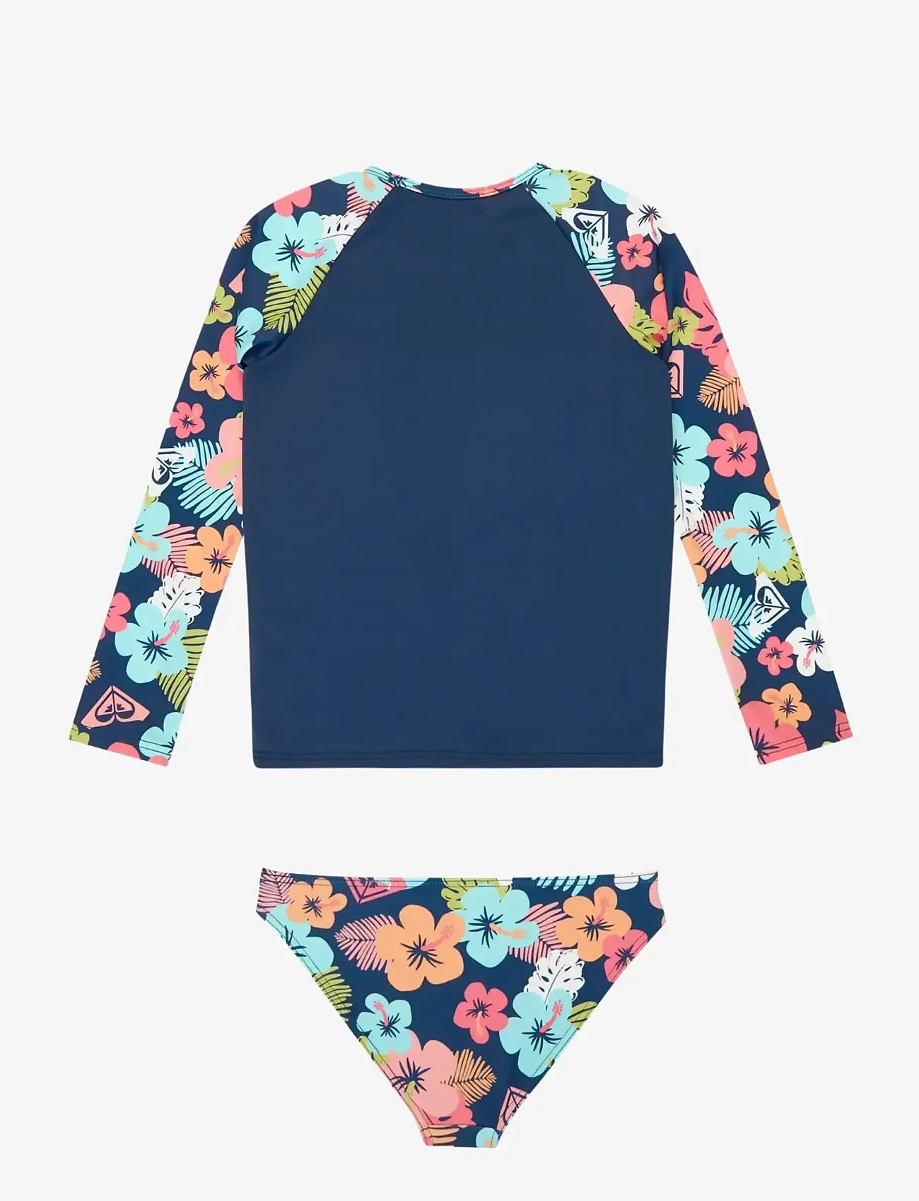Roxy - MORNING FLOWER LYCRA SET - badetoy - mood indigo morning flowers tw - 1