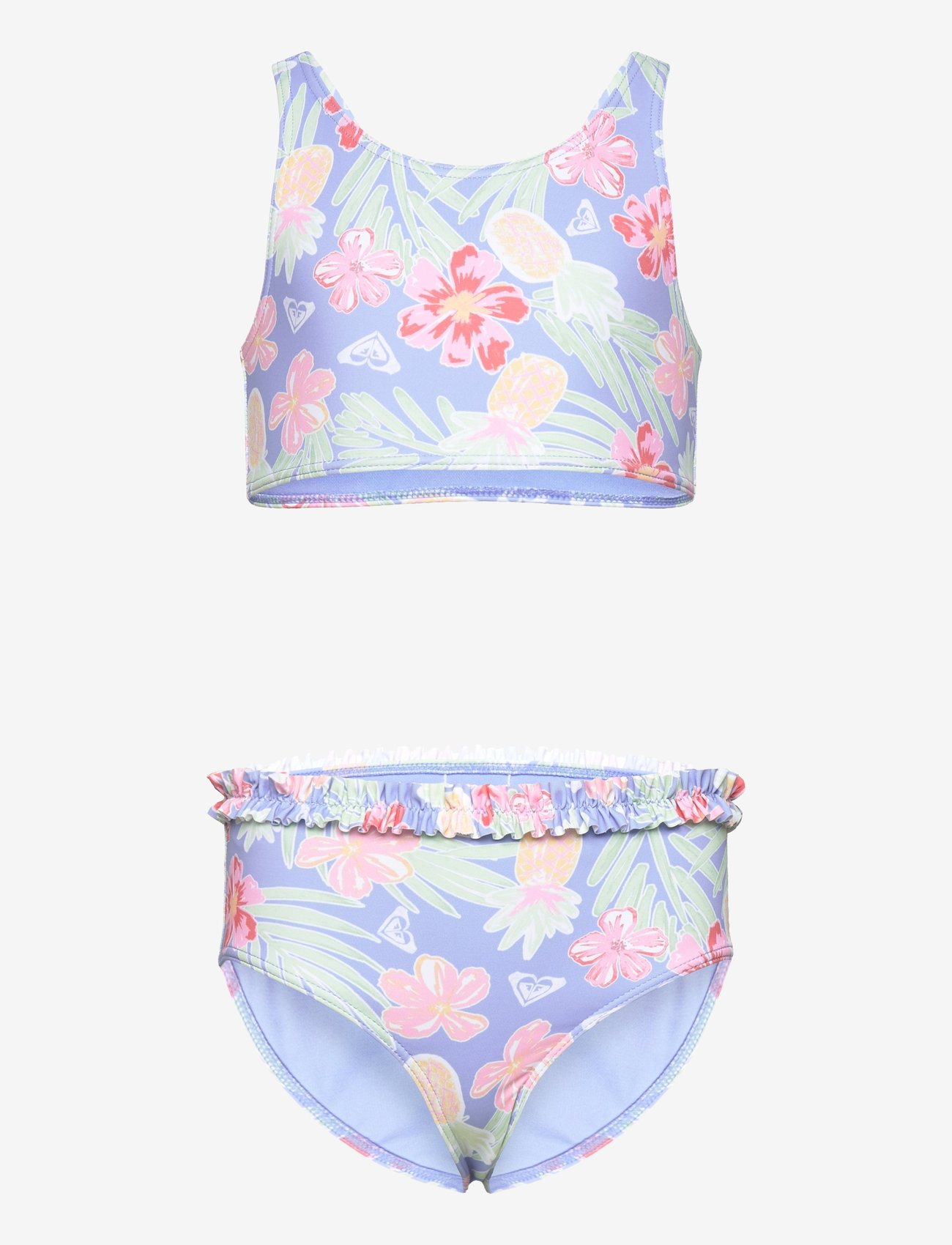 Roxy - TROPICAL STORY CROP TOP SET - bikinis - grapemist tropical par tay - 0