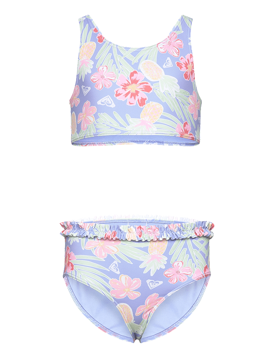 Roxy - TROPICAL STORY CROP TOP SET - bikiní - grapemist tropical par tay - 0