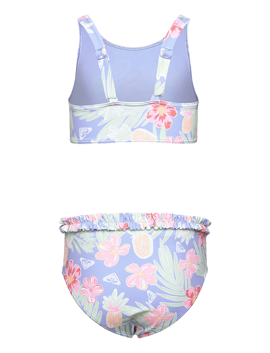 Roxy - TROPICAL STORY CROP TOP SET - bikiní - grapemist tropical par tay - 1
