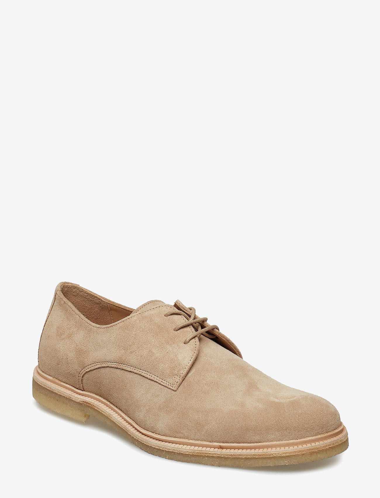 Royal RepubliQ - Cast Crepe Derby Shoe Suede - camel - 0