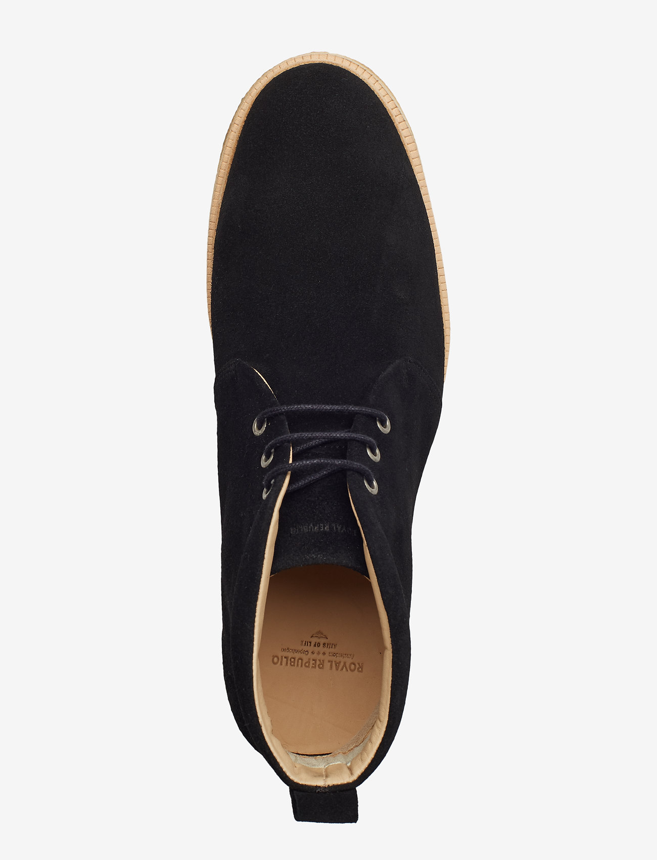 Royal RepubliQ - Cast Crepe Chukka Suede - black - 3