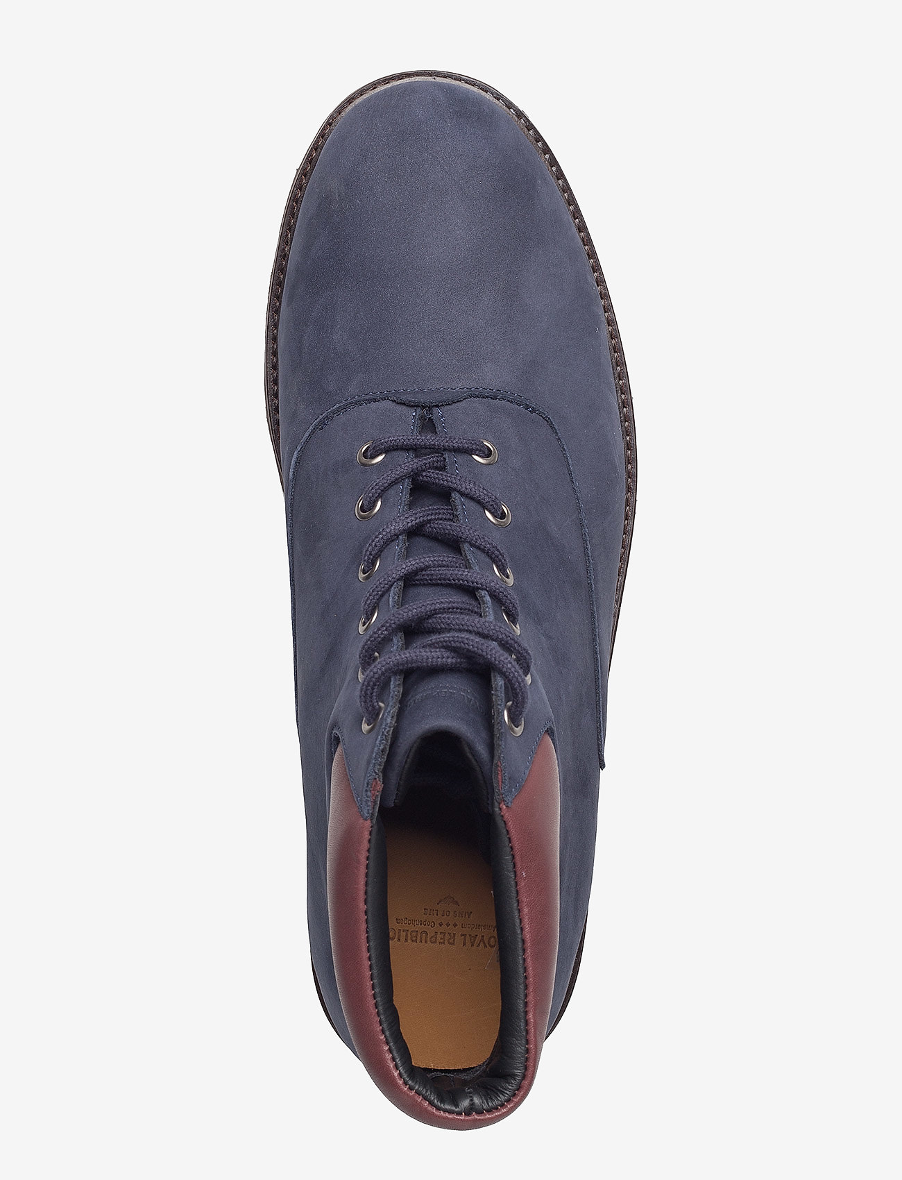 Royal RepubliQ - Tediq Hiker Oxford Midcut Nubuck - navy - 3