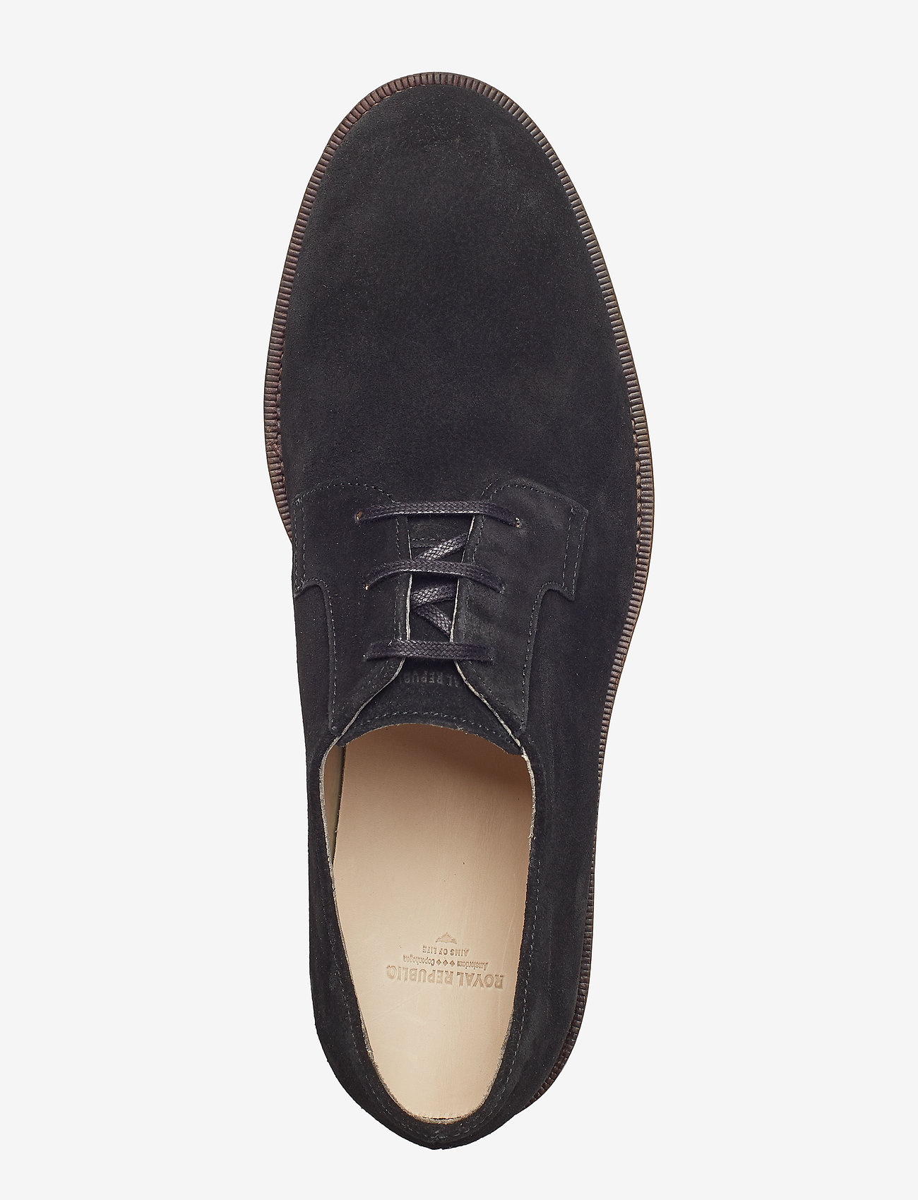 Royal RepubliQ - Alias Classic Derby Shoe Suede - black - 3