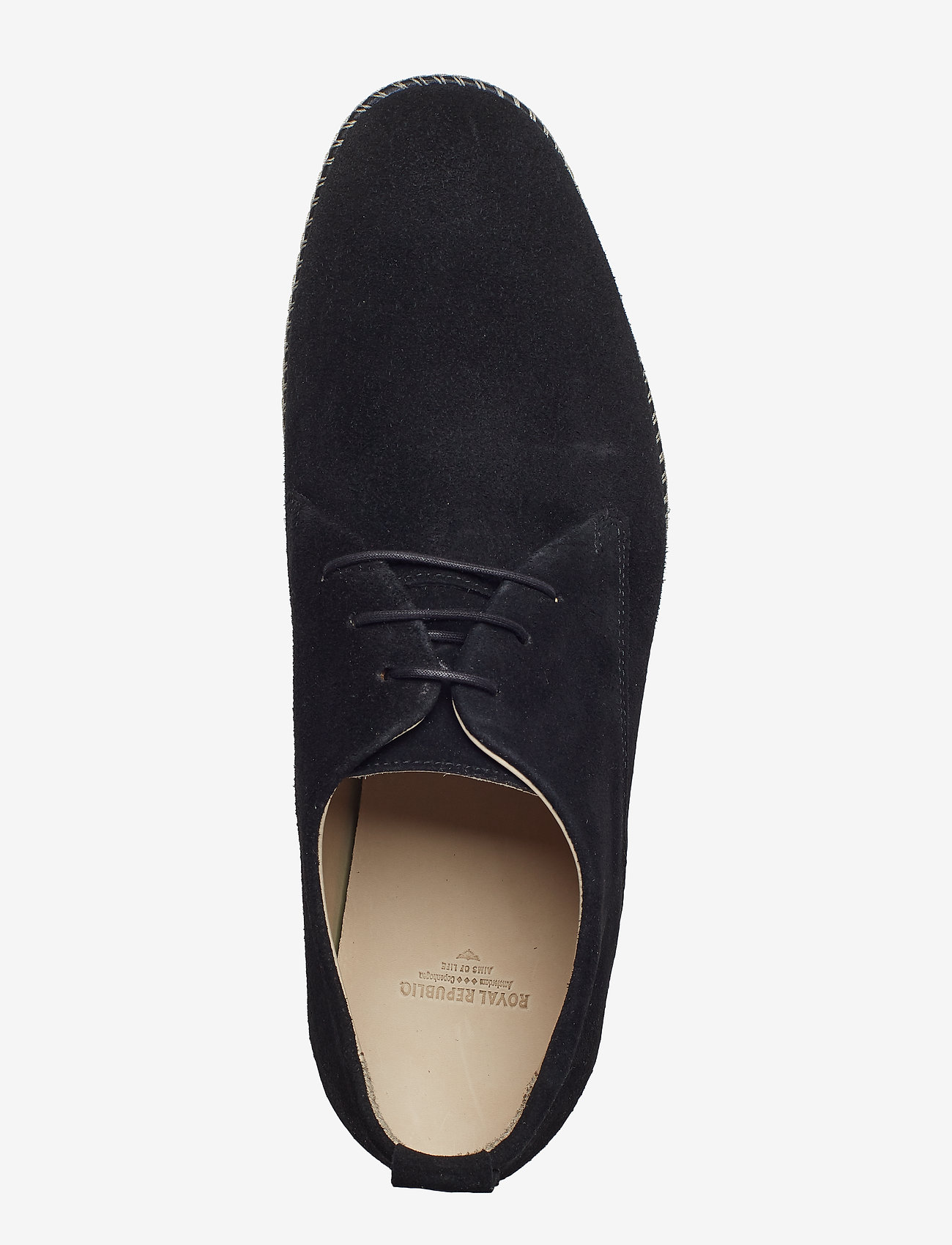 Royal RepubliQ - Evo Derby Shoe Suede - black - 3