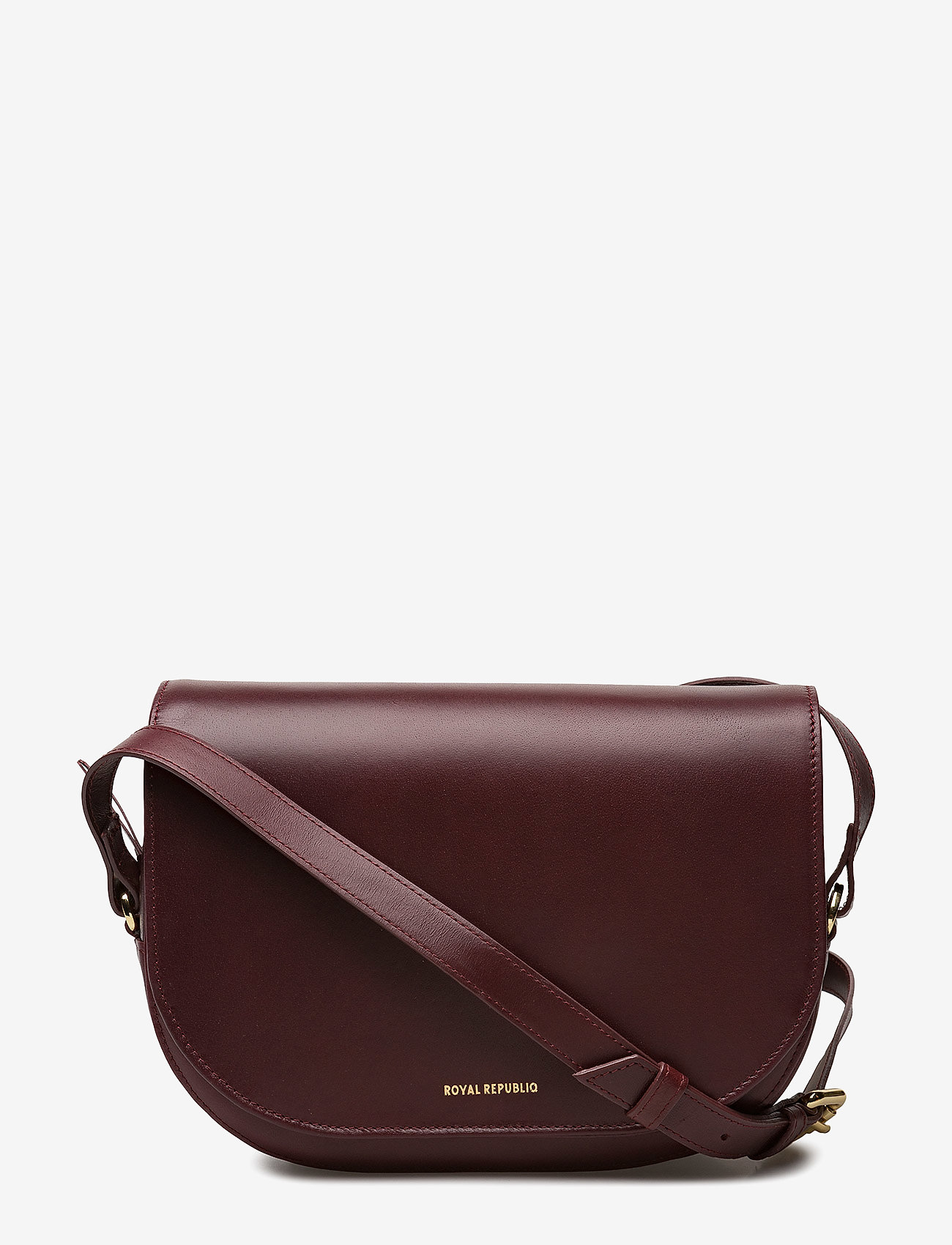 RAF CURVE HANDBAG - BORDEAU