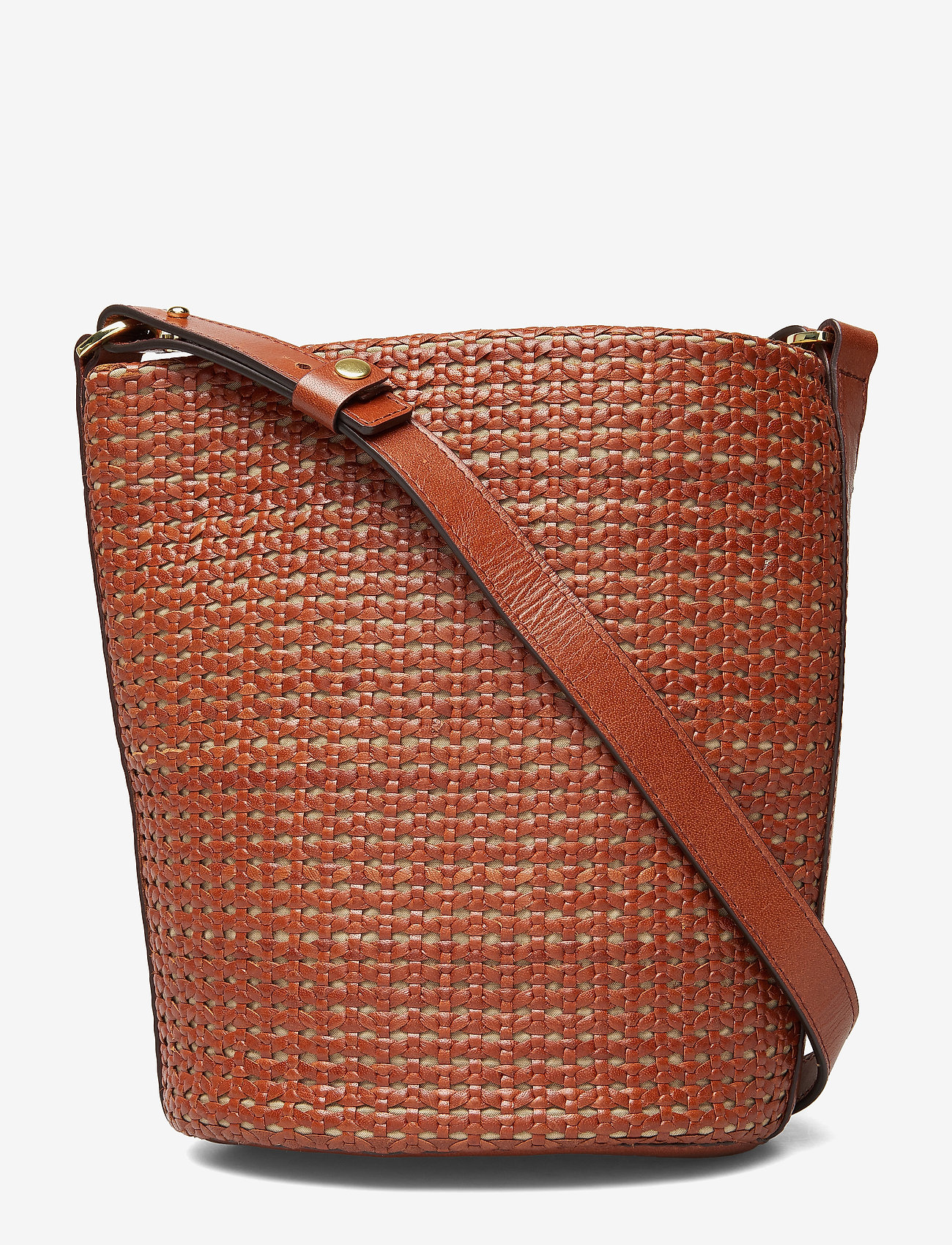 Royal RepubliQ - Aria Braided Bucket Bag - cognac - 0