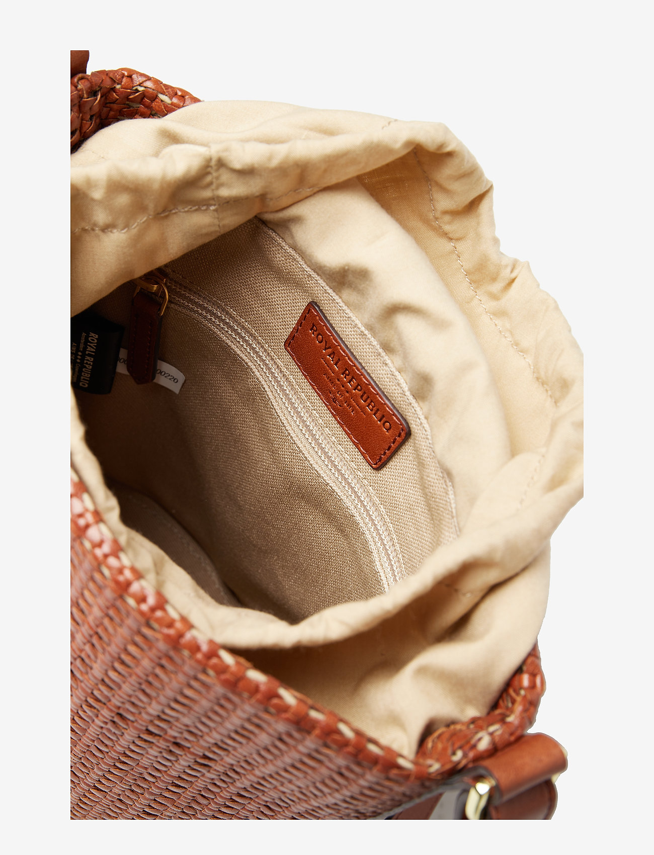 Royal RepubliQ - Aria Braided Bucket Bag - cognac - 3