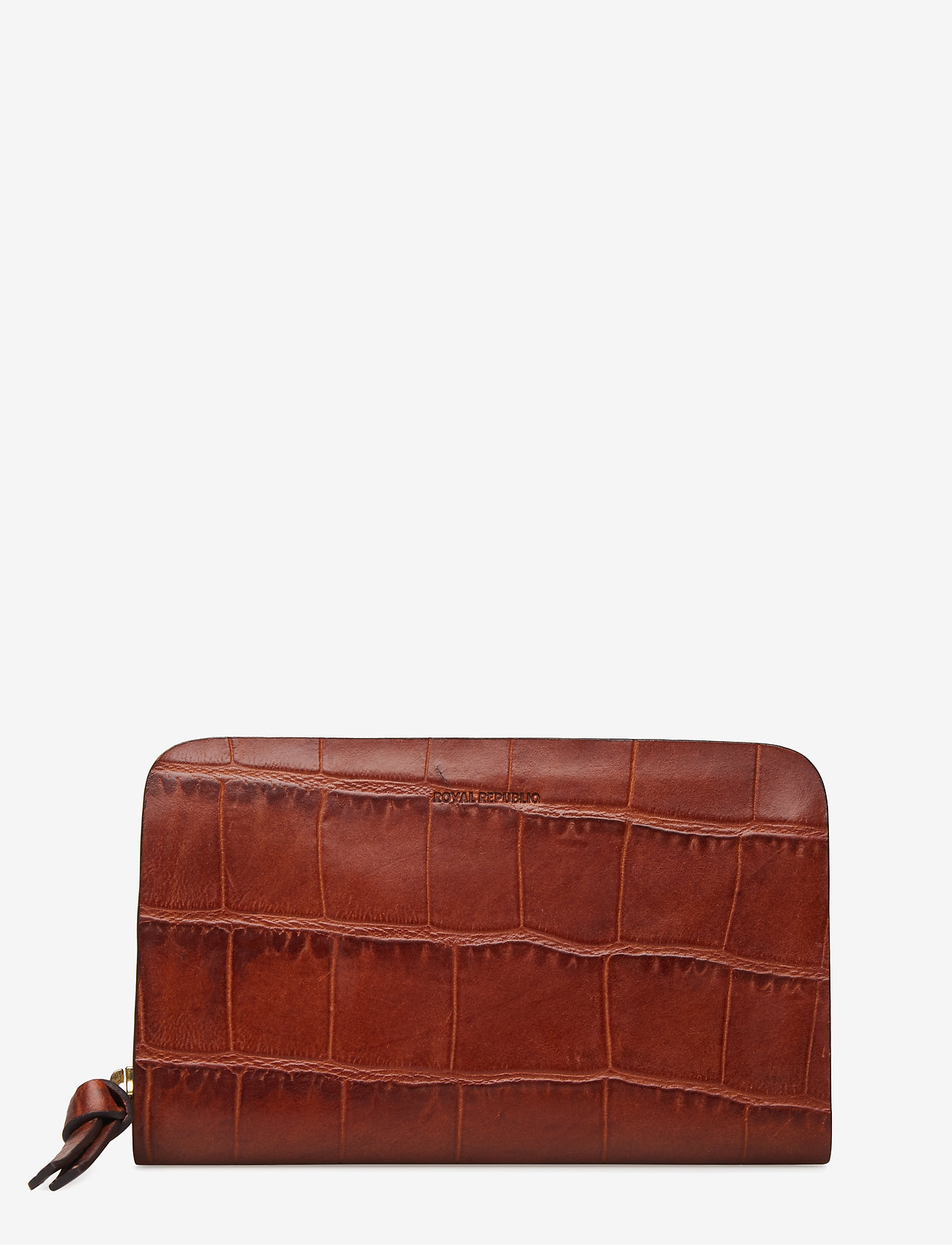 Royal RepubliQ - Galax Croco Wallet Miniature - cognac - 0
