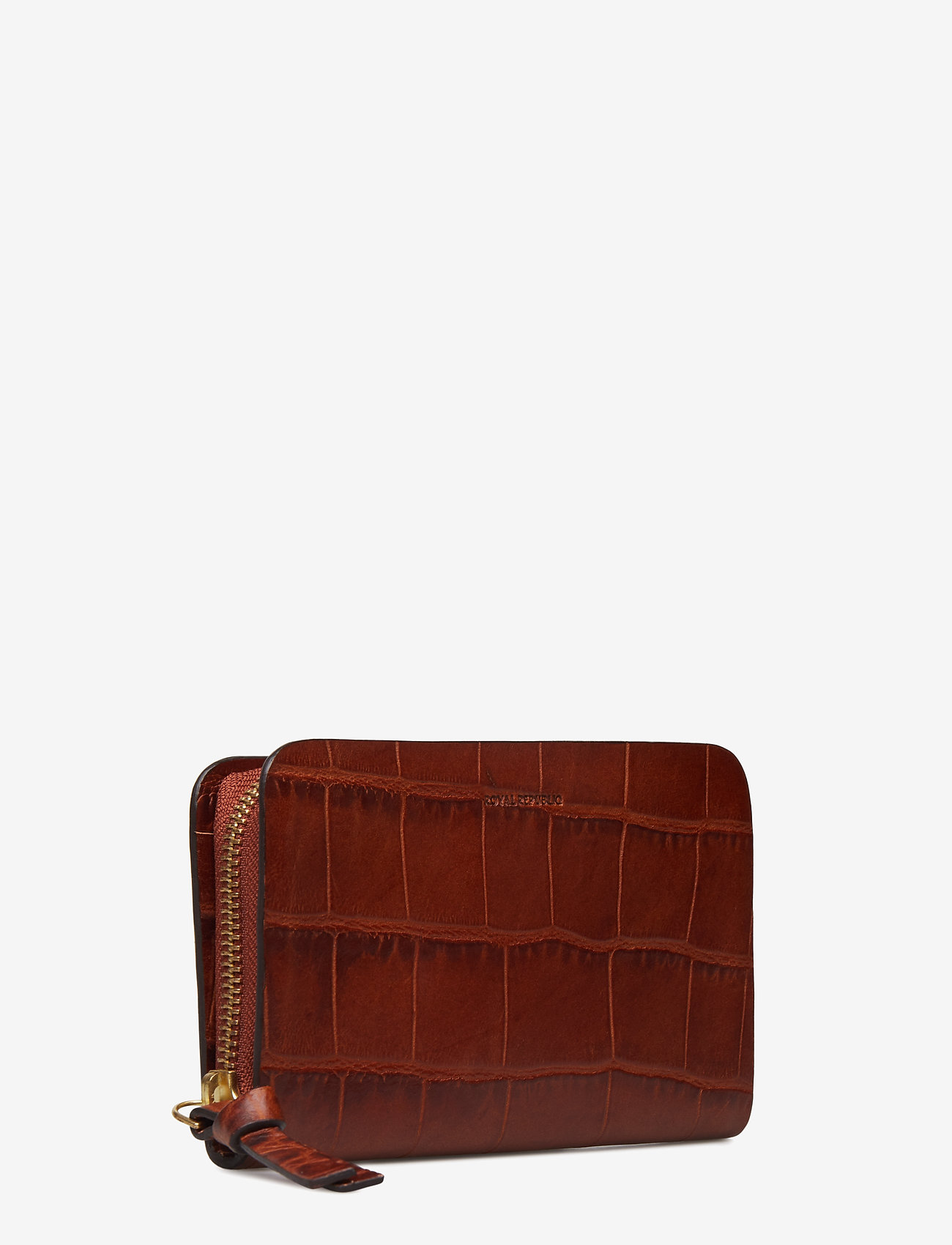 Royal RepubliQ - Galax Croco Wallet Miniature - cognac - 2