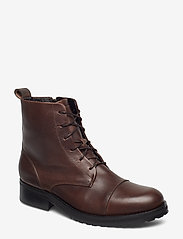 Ave Lace Up Boot - BROWN