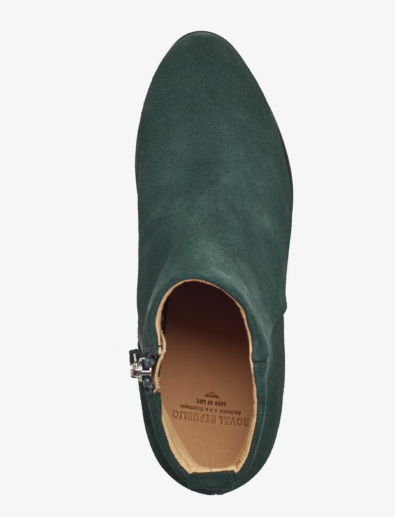 Royal RepubliQ - Town Zip Boot Suede - green - 3