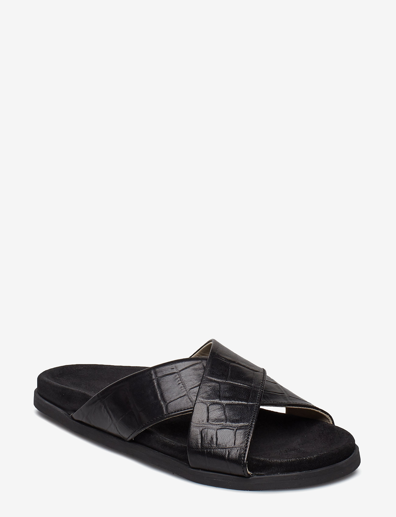 Royal RepubliQ - Route Croco Cross Slipper 191 - black - 0
