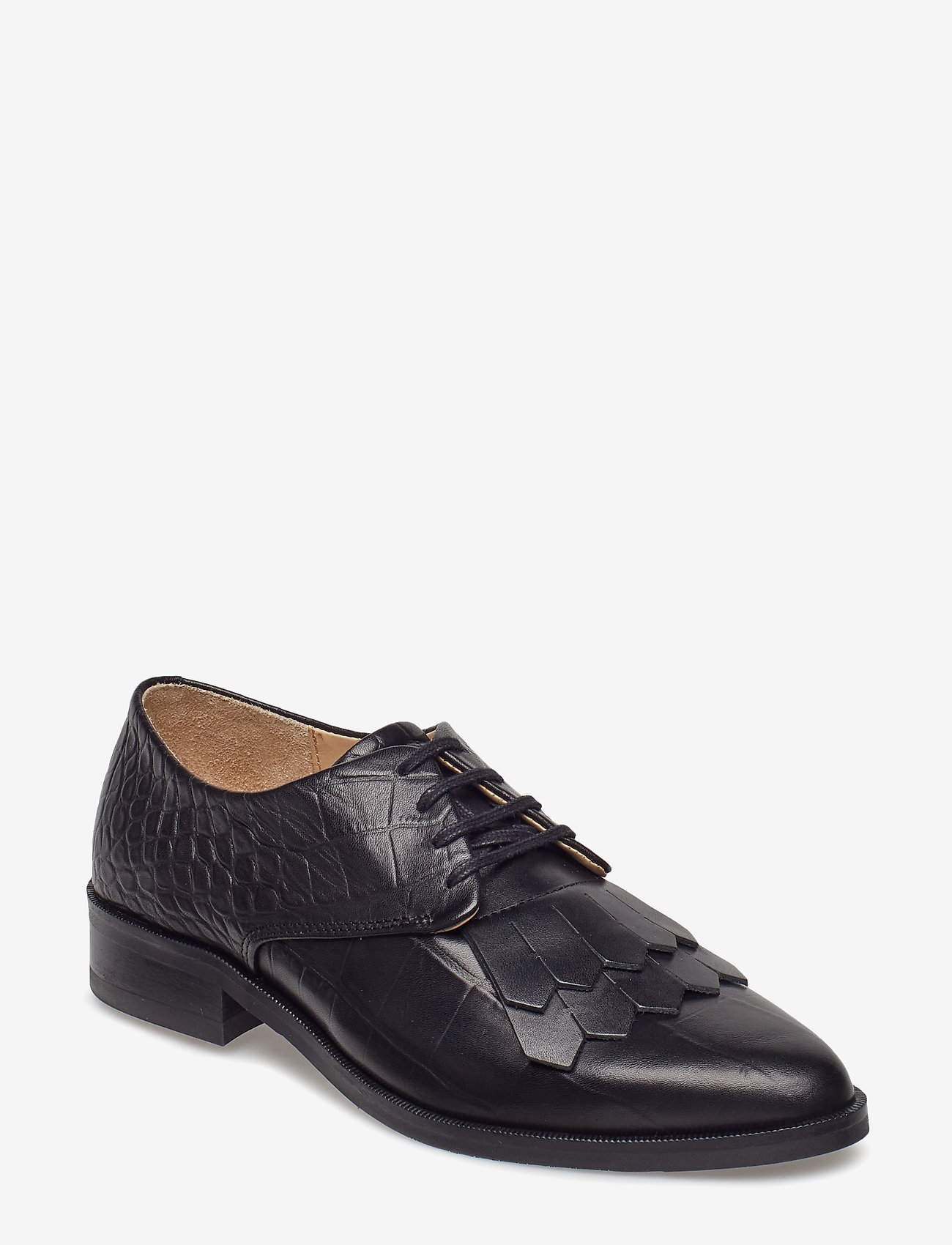 Royal RepubliQ - Prime Croco Fringe Shoe - black - 0