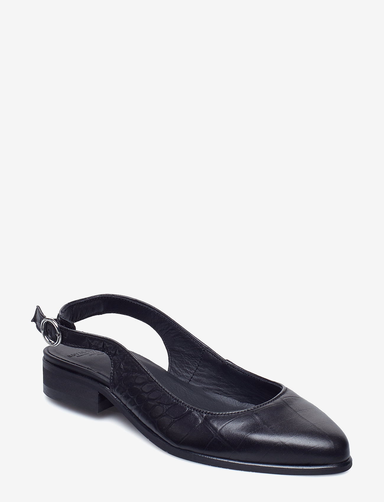 Royal RepubliQ - Prime Croco Slingback Sandal - black - 0