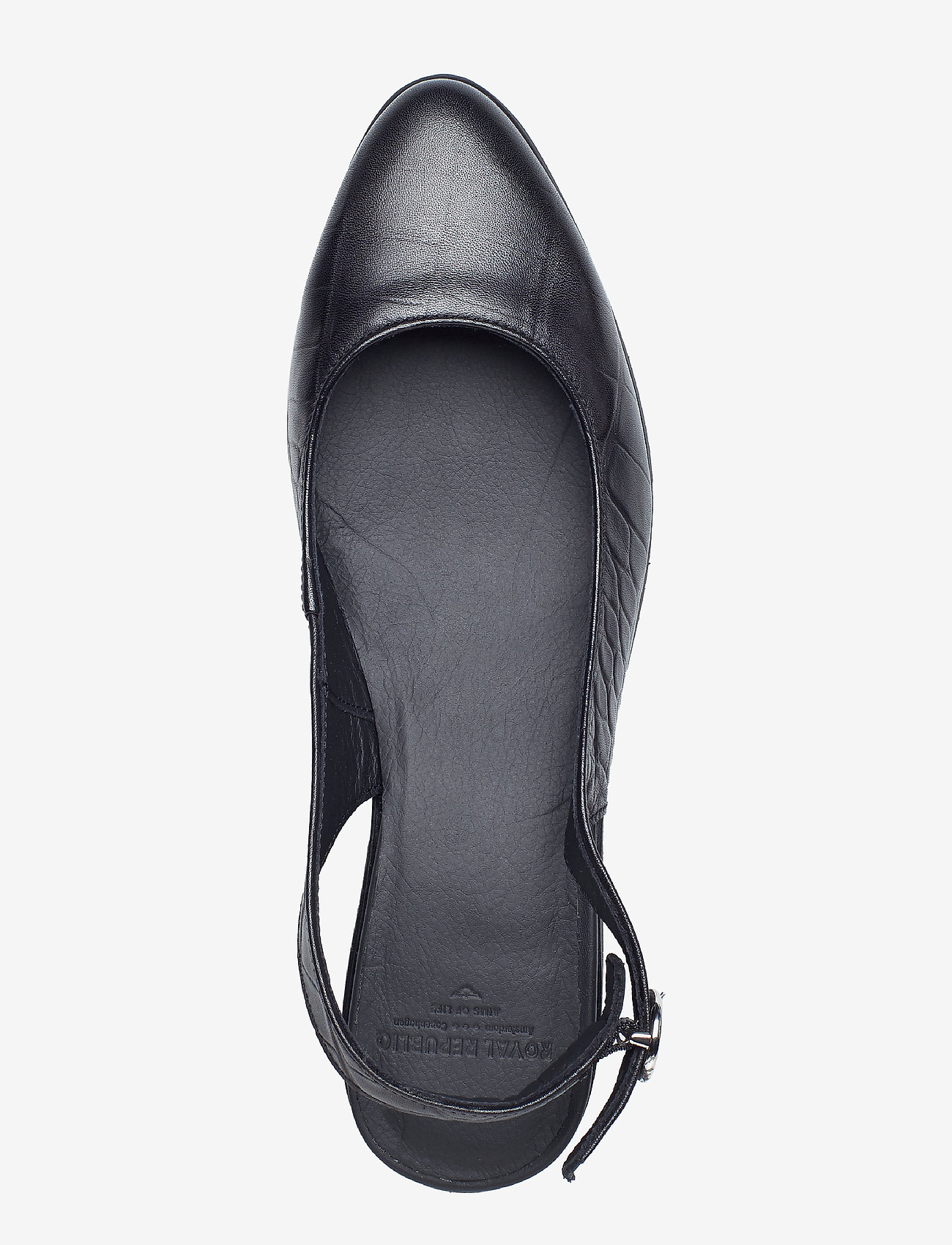 Royal RepubliQ - Prime Croco Slingback Sandal - black - 3