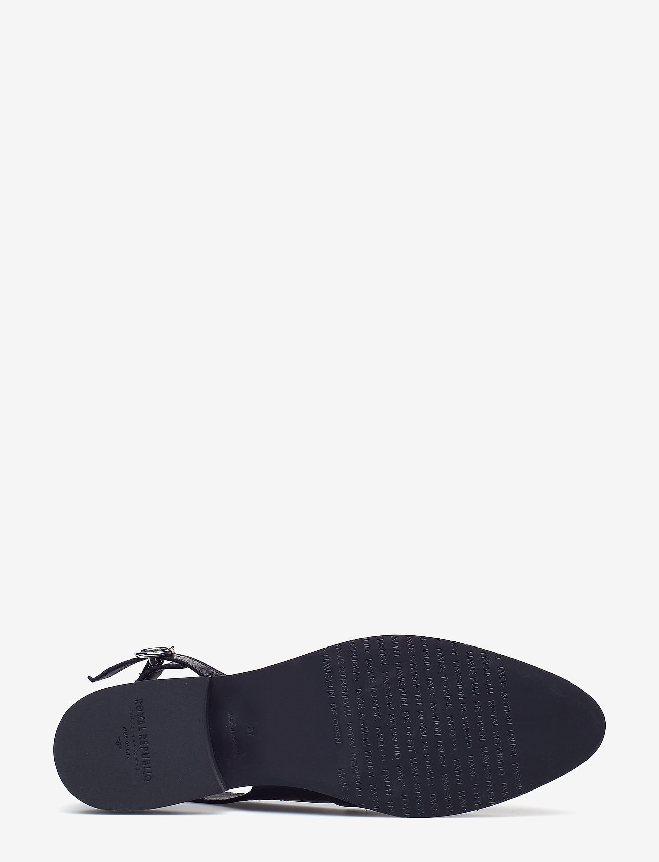 Royal RepubliQ - Prime Croco Slingback Sandal - black - 4