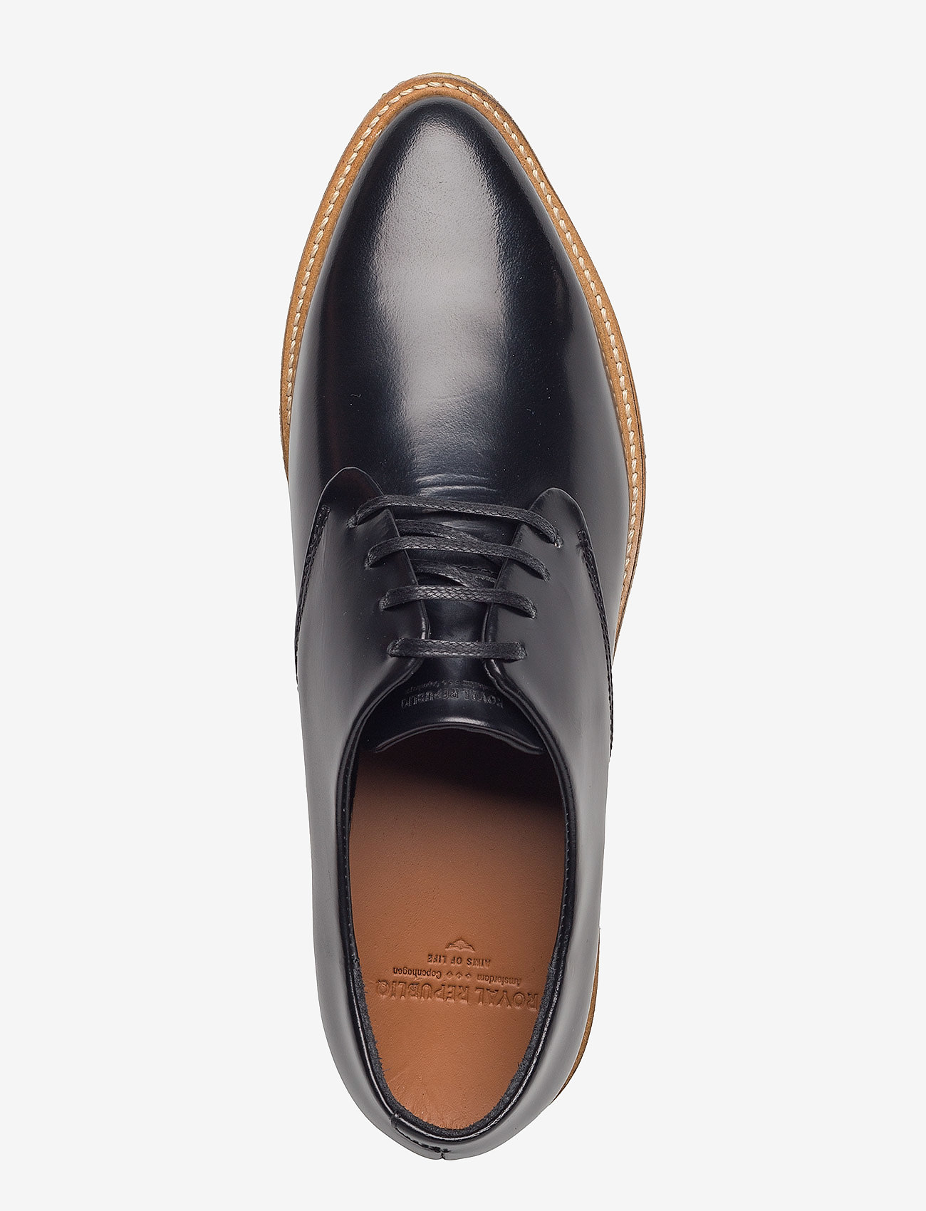 Royal RepubliQ - Prime Crepe Derby Shoe - black - 3