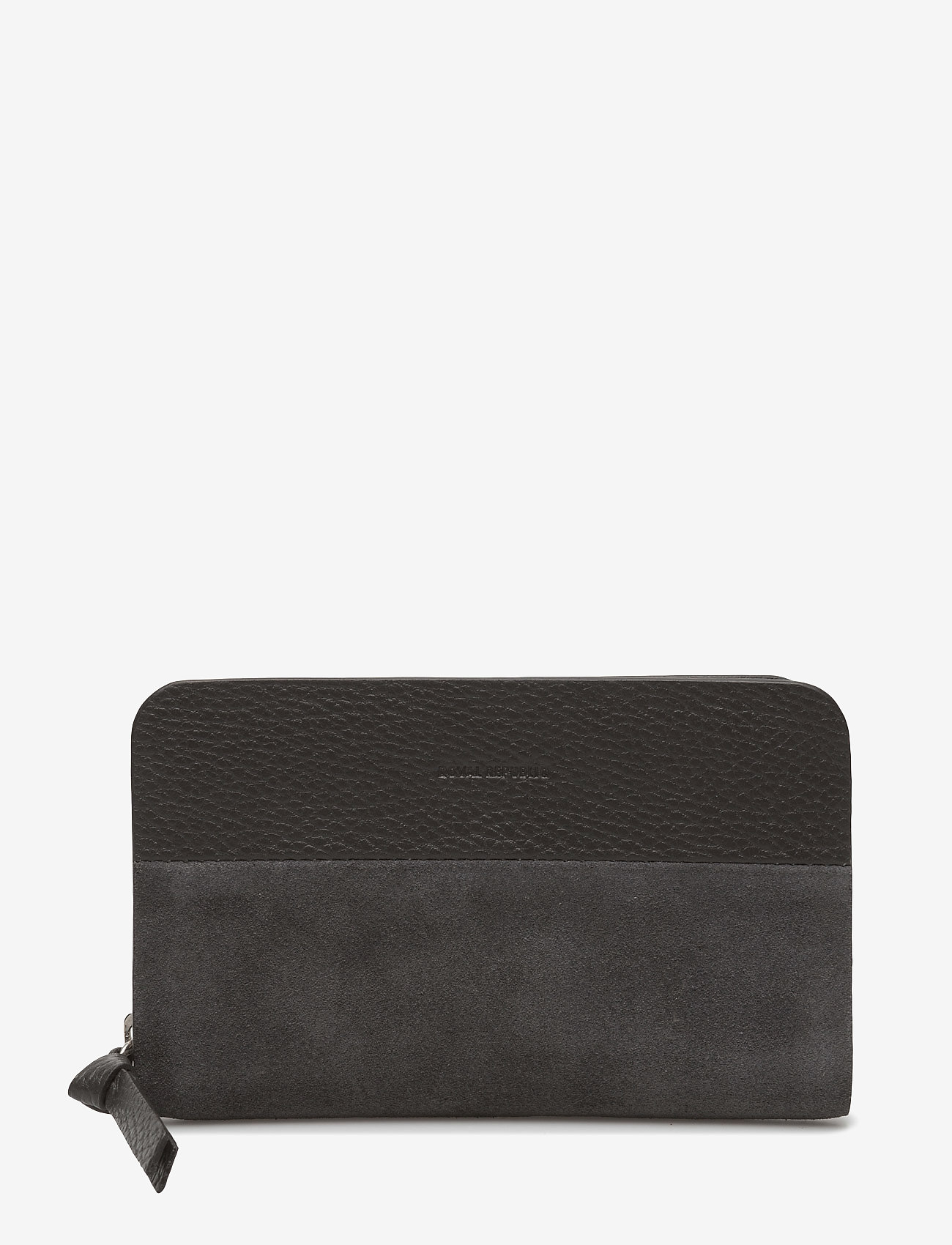Royal RepubliQ - GALAX WALLET MINIATURE SUEDE - anthracite - 0