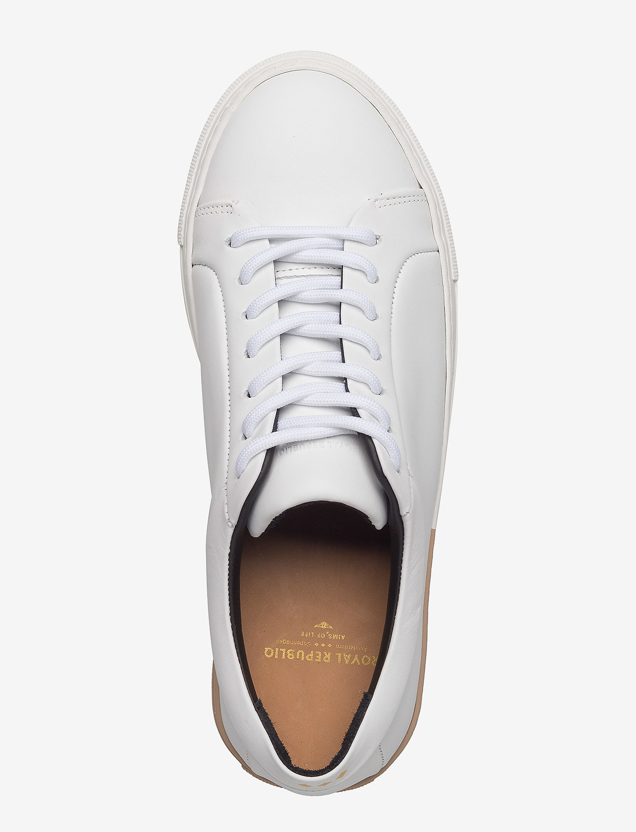 Royal RepubliQ - ELPIQUE IMPACT SHOE - white w/ red accent - 3