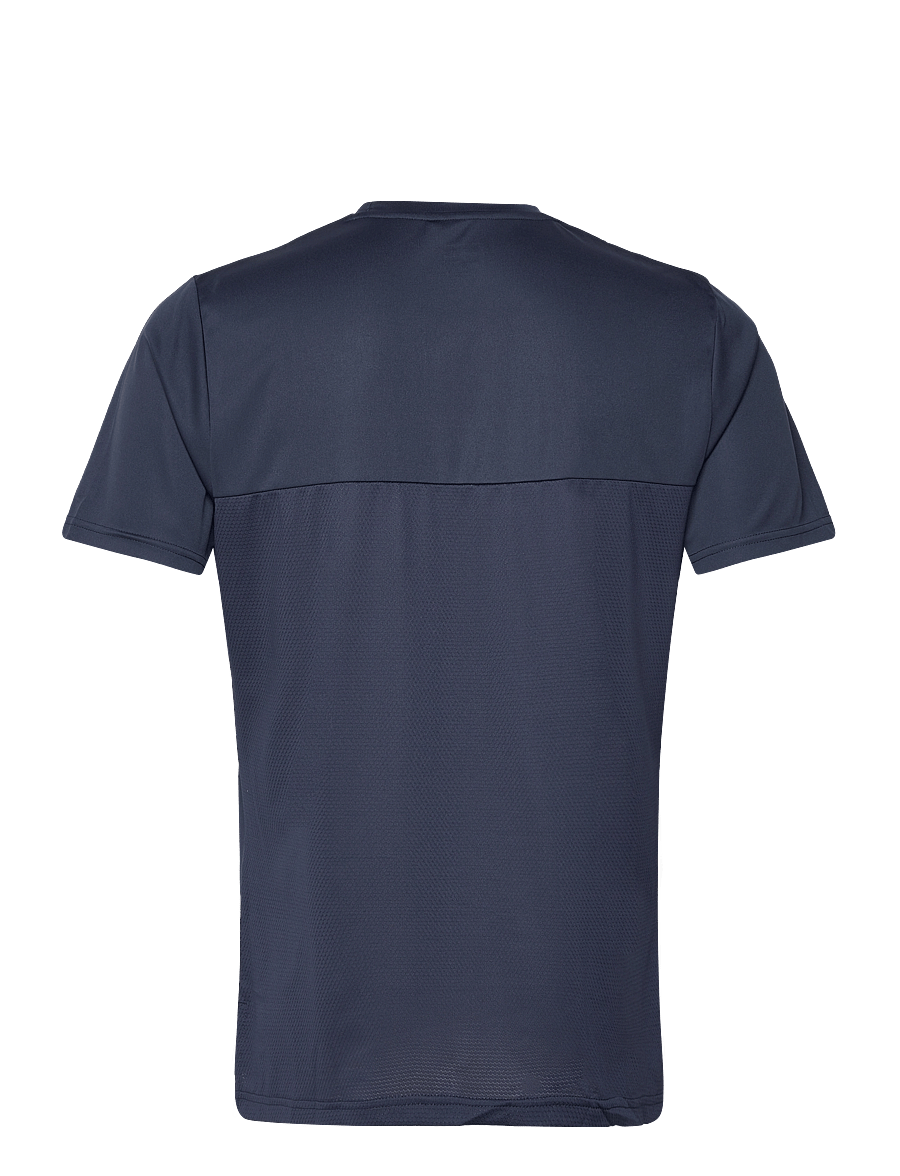 RS Sports - Men's Performance Tee (white,M,st) - navy - 2