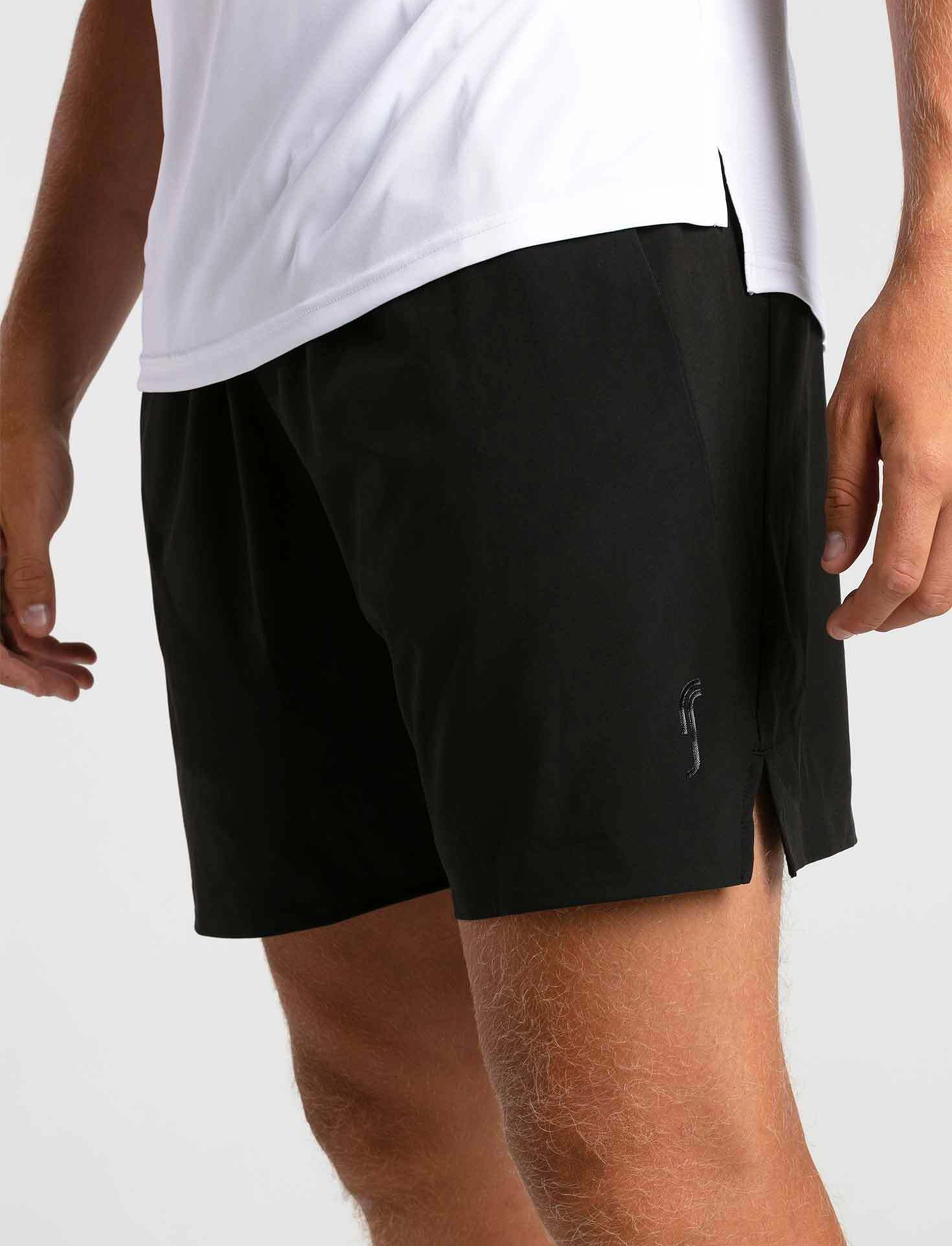 RS Sports Men's Performance Shorts (White,M,St), M, Black, Shorts > Sportsshorts, Herre
