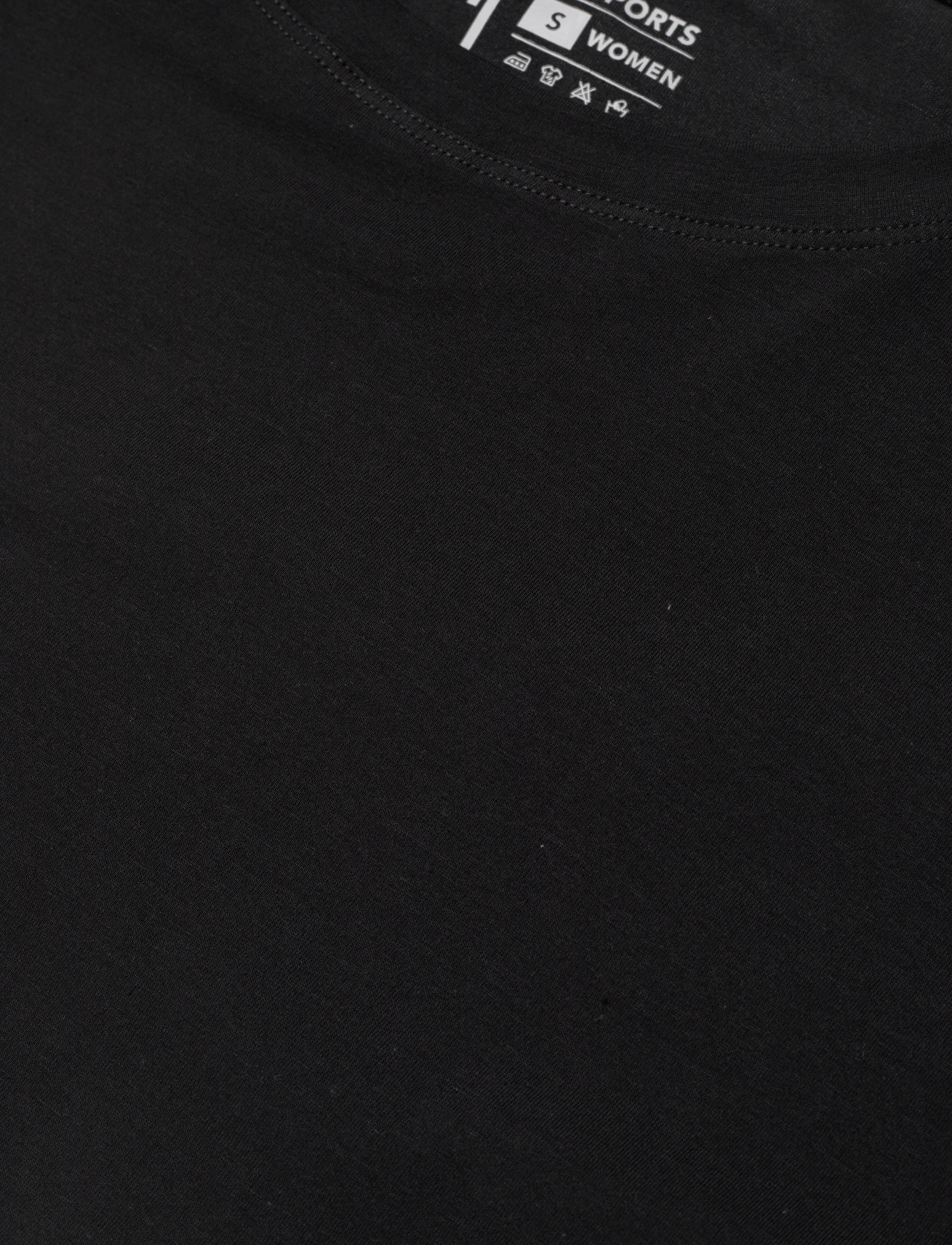 RS Sports - Women's Crop Oversize Tee - black - 2
