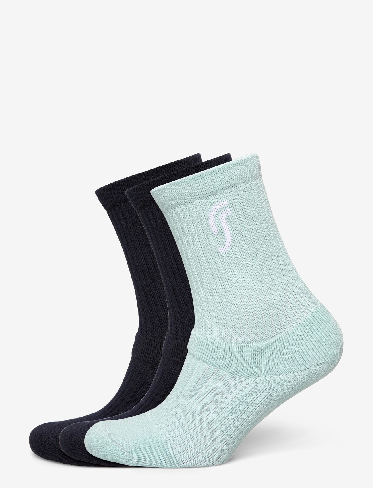 RS Sports - Cushioned Performance Socks - 3 pack - laveste priser - soft teal - 0