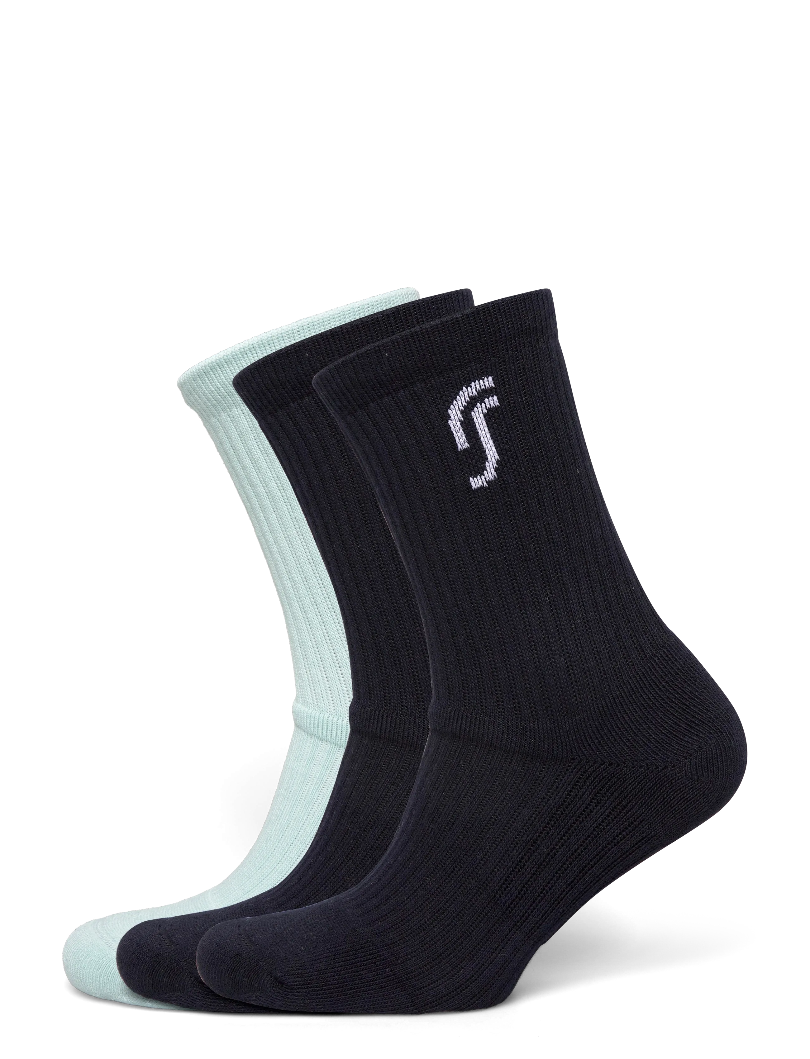 RS Sports Cushioned Performance Socks - 3 pack - RS Sports - SOFT TEAL,NAVY,NAVY / multi