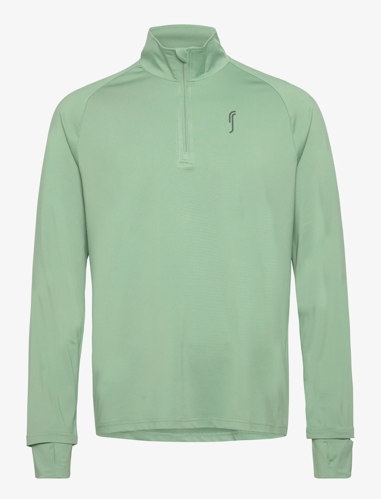 RS Sports - Men’s Half Zip Sweater - sweatshirts - soft green - 0