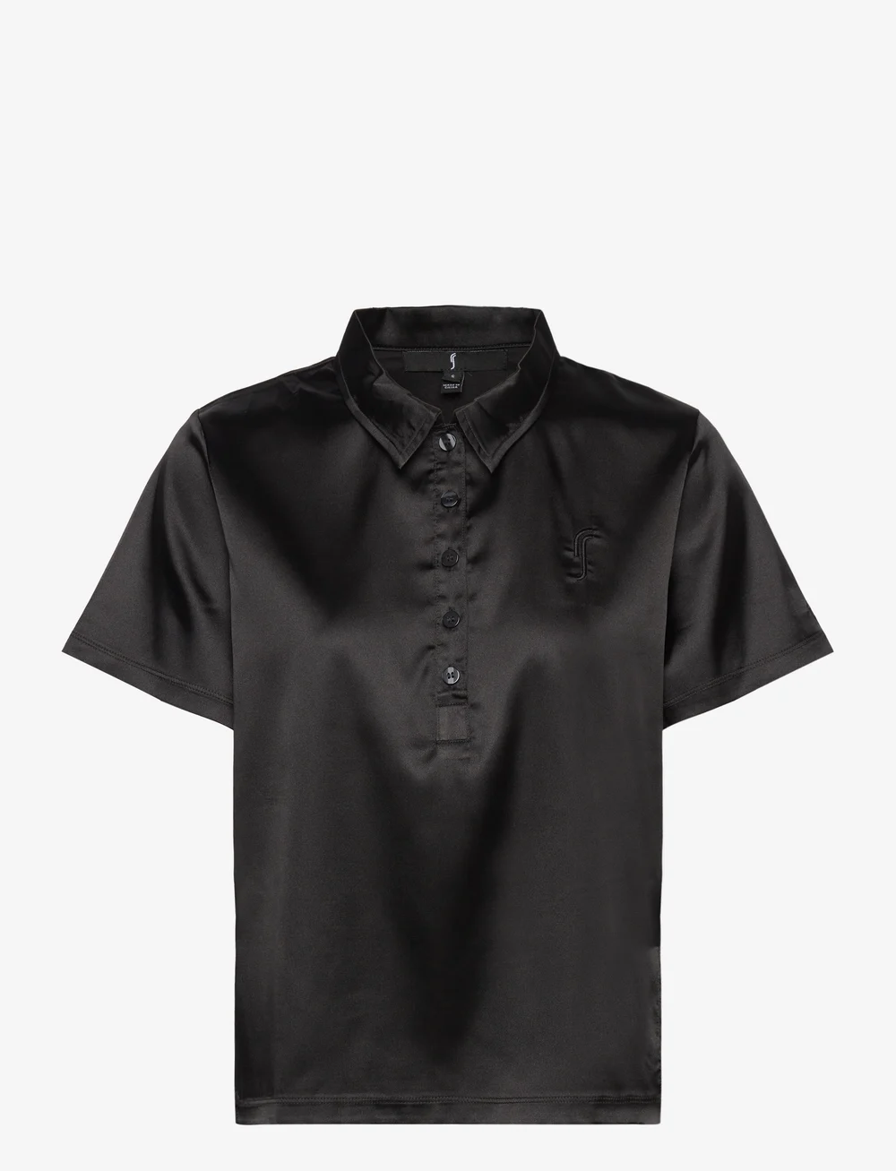 Black sports polo shirt outlet