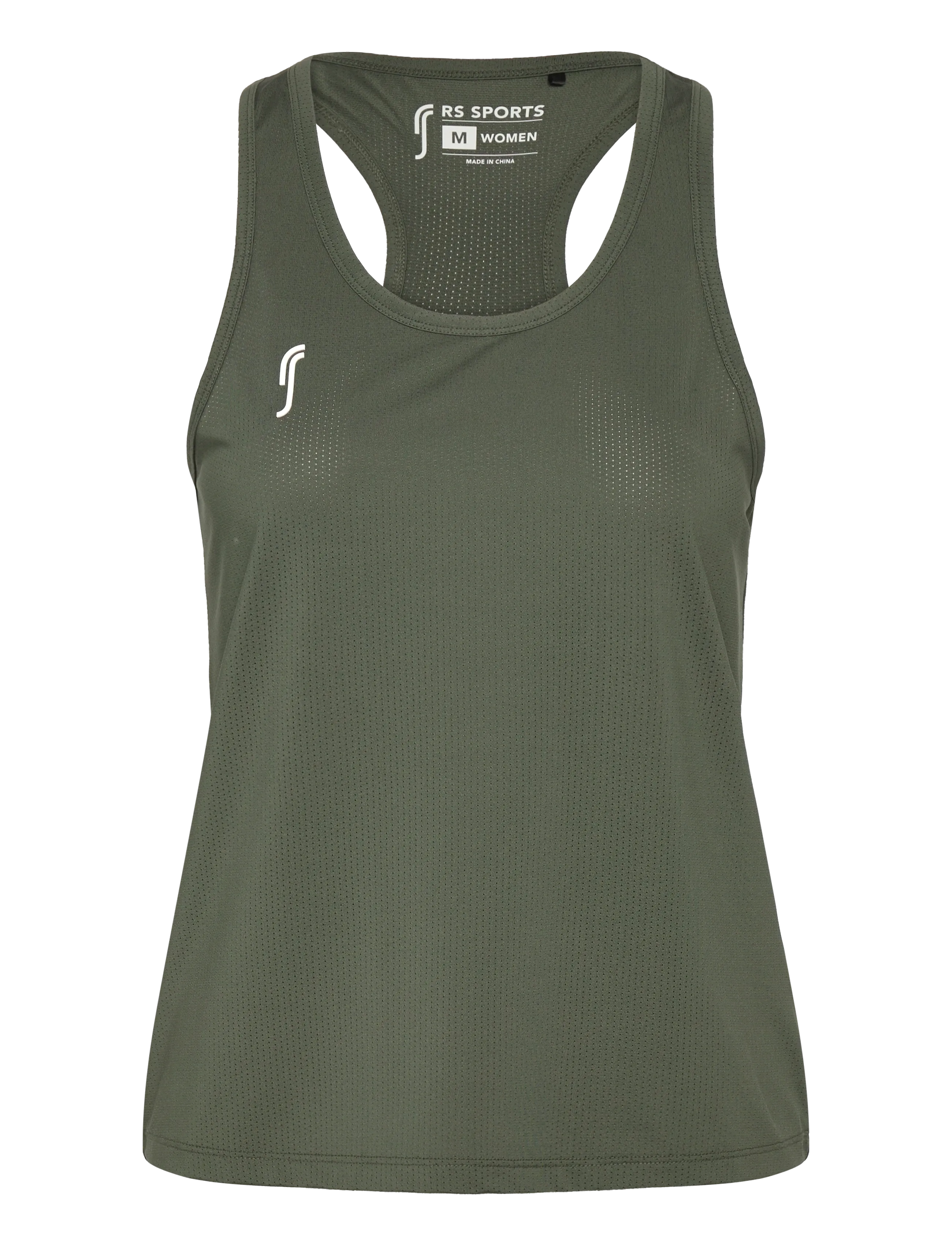 RS Sports Women's Club Top (Club Collection), XL, Khaki green, Sports Overdele & T-shirts > Sport Tank Overdele, Dame