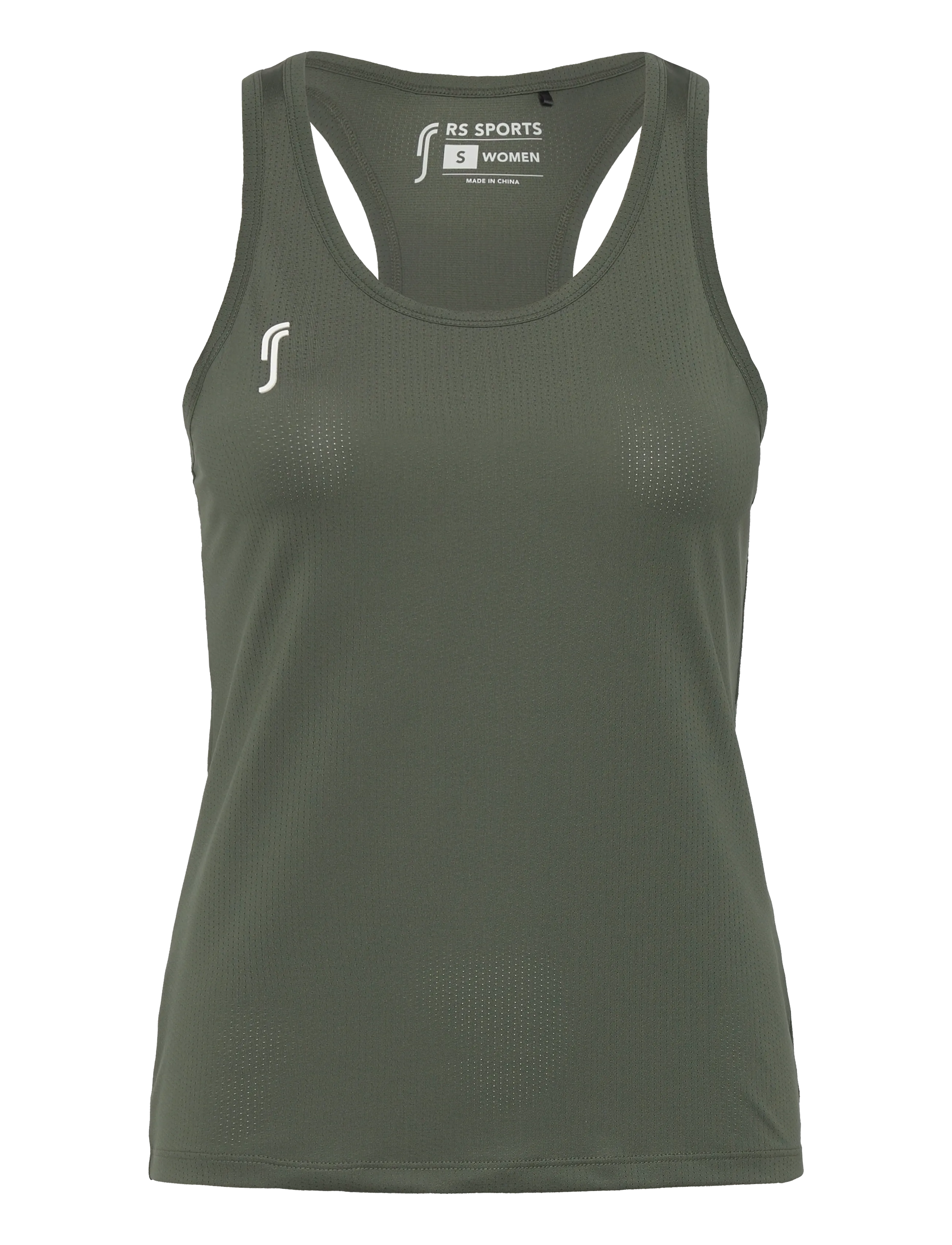 RS Sports Women's Club Top (Club Collection) (Deep Green,S,st) - RS Sports - DEEP GREEN / khaki/green