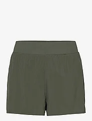 RS Sports - Women’s Performance Court Shorts - 2 in 1 with Ball Pockets - deep green - 0
